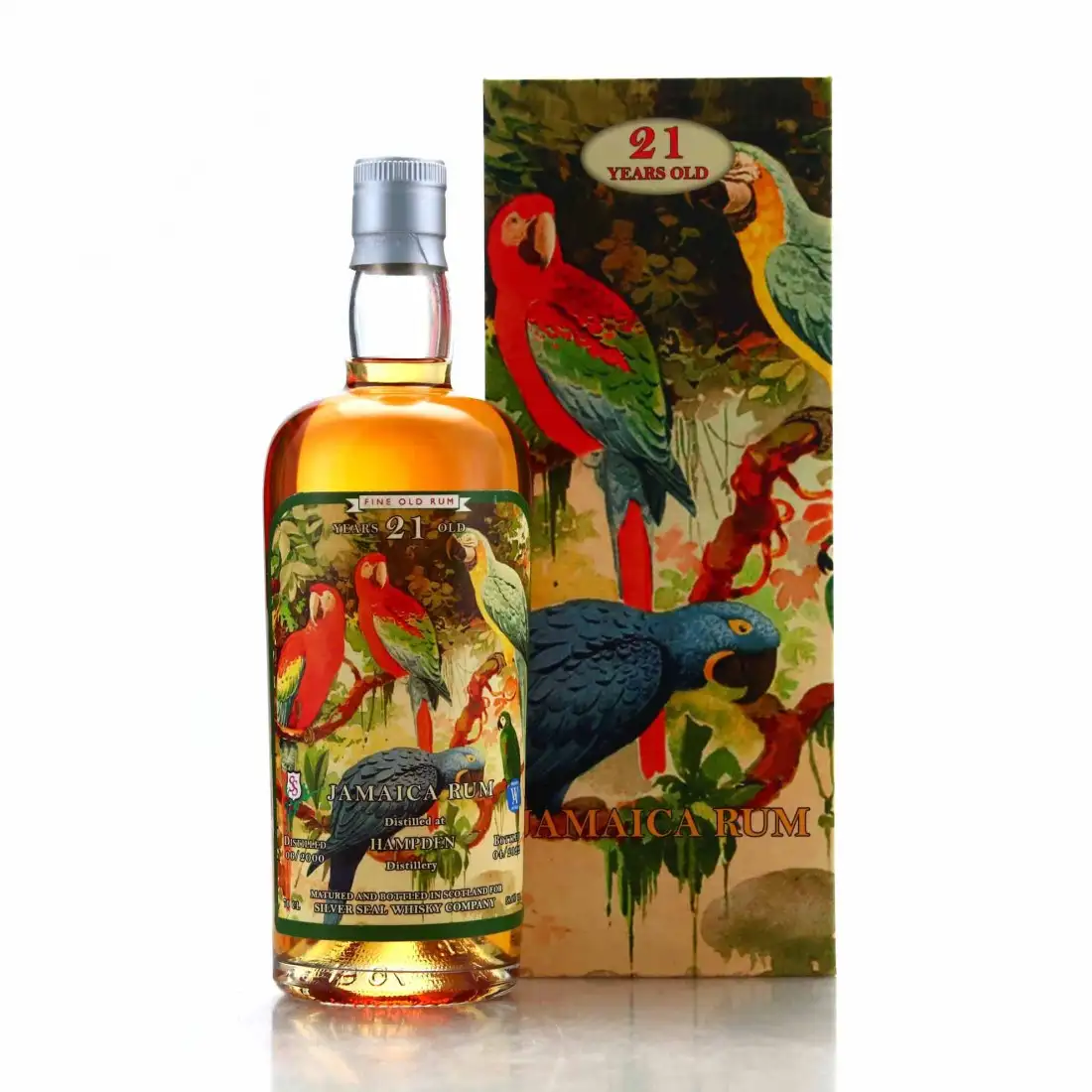 Bottle of Silver Seal Hampden Jamaica Rum (Whisky Antique) 2000