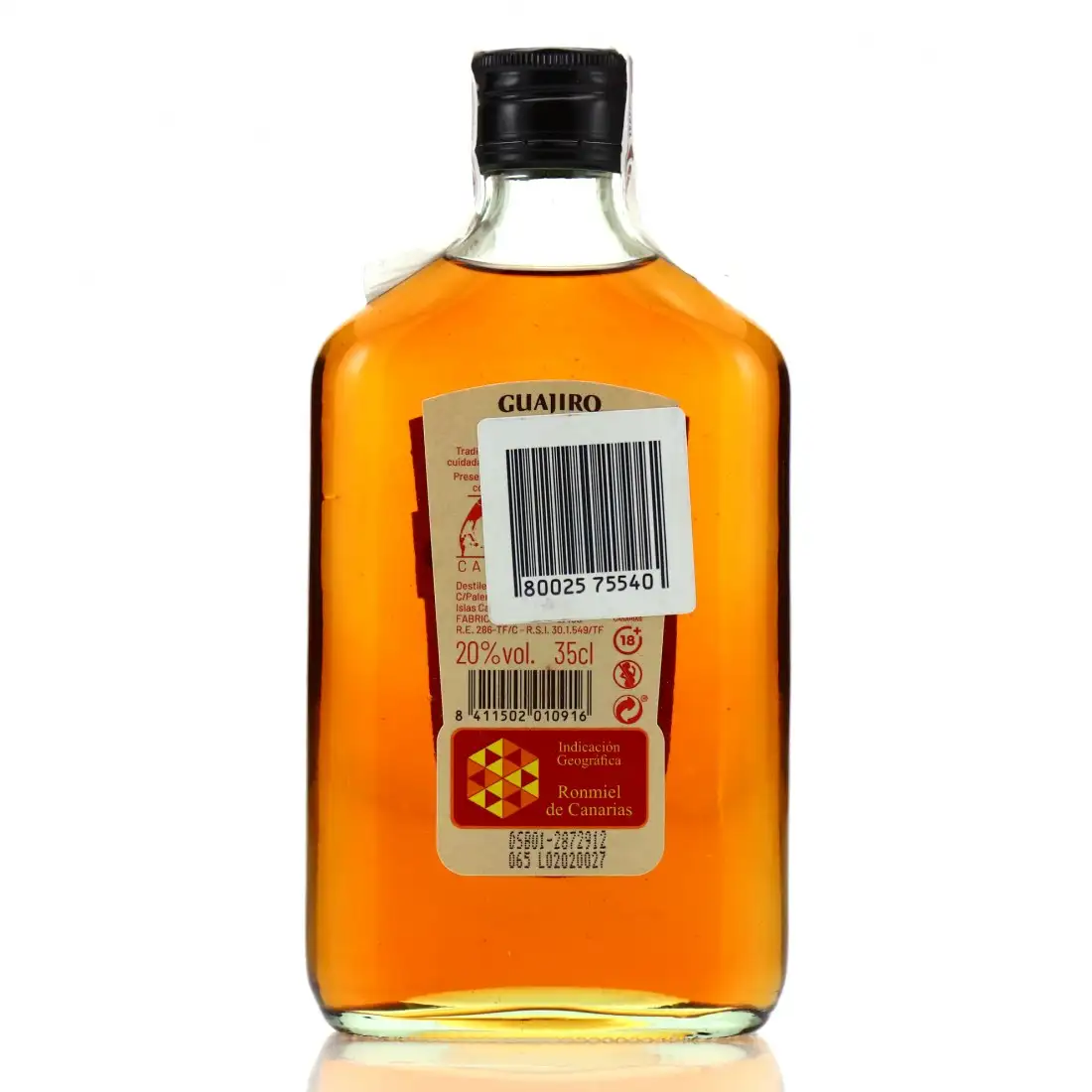 Hochauflösendes Bild von San Bartolome de Tejina Guajiro Ronmiel de Canarias 20 Honey Rum