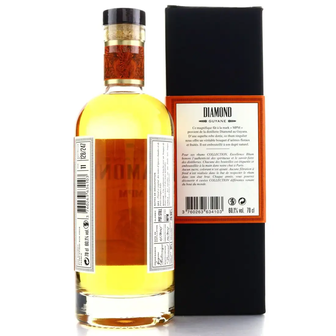 Hochauflösendes Bild von Excellence Rhum Diamond (Port Mourant) MPM 2005