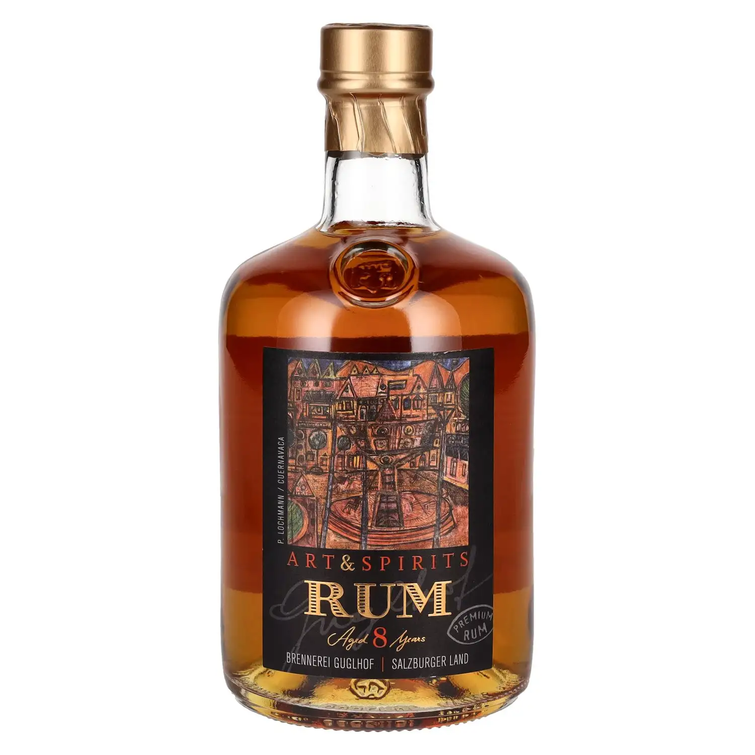 Bottle of Guglhof Art & Spirits Premium Rum