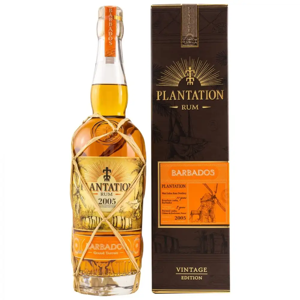Bottle of Plantation Barbados Vintage 2005