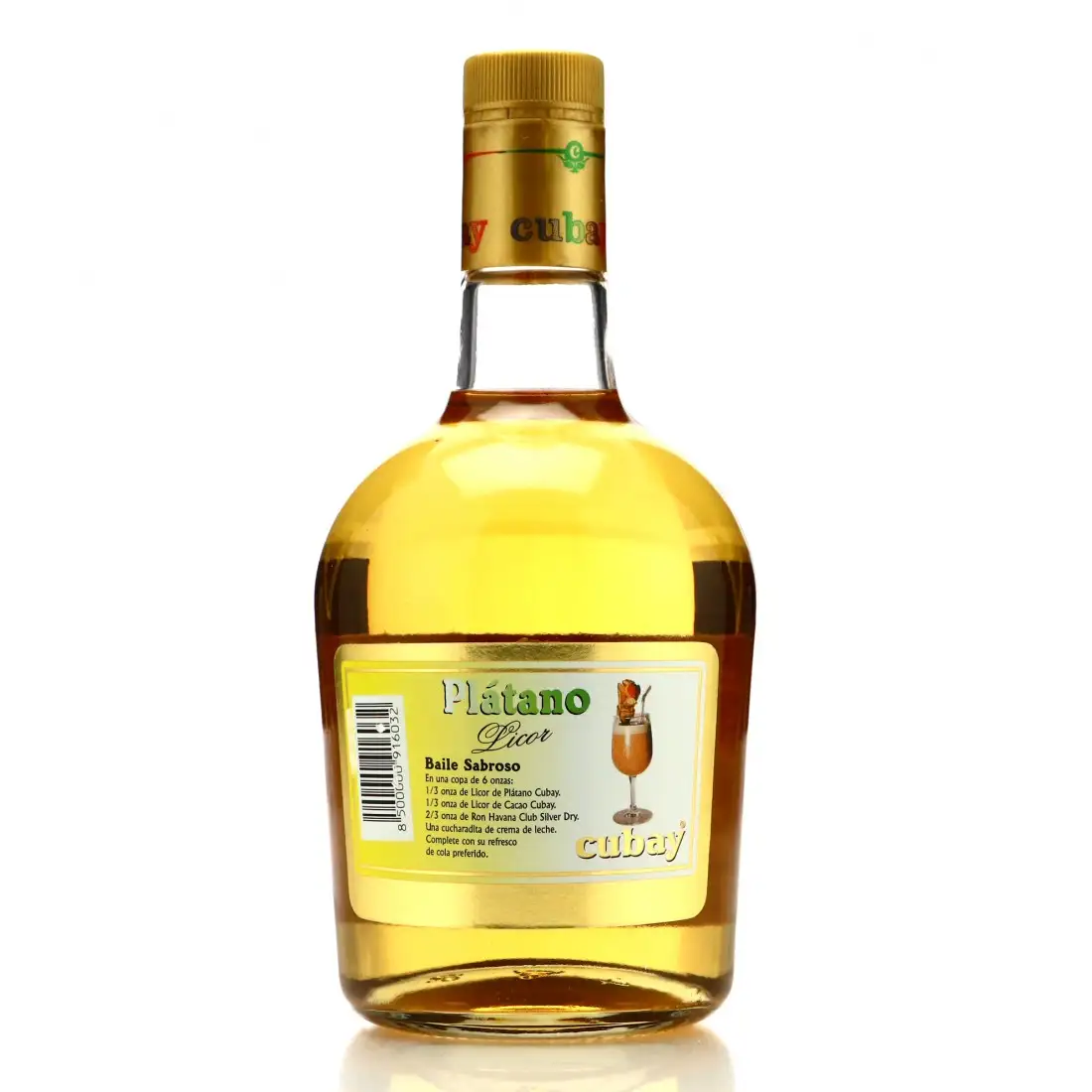 Hochauflösendes Bild von Cuba Ron S.A. Ron Cubay Platano Licor