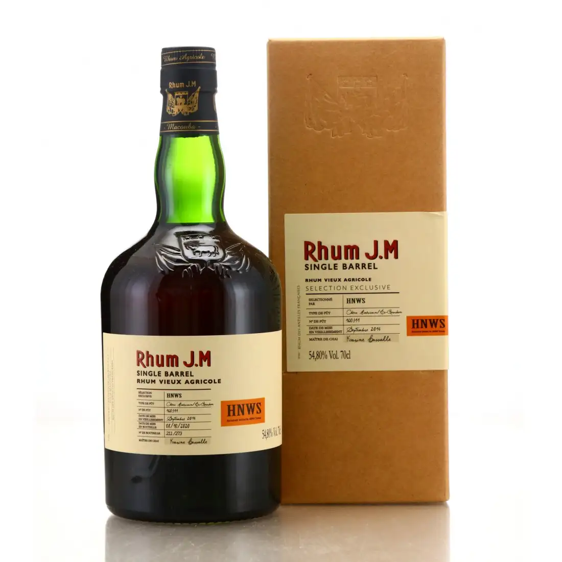 Hochauflösendes Bild von Rhum J.M Single Barrel (HNWS) 2014