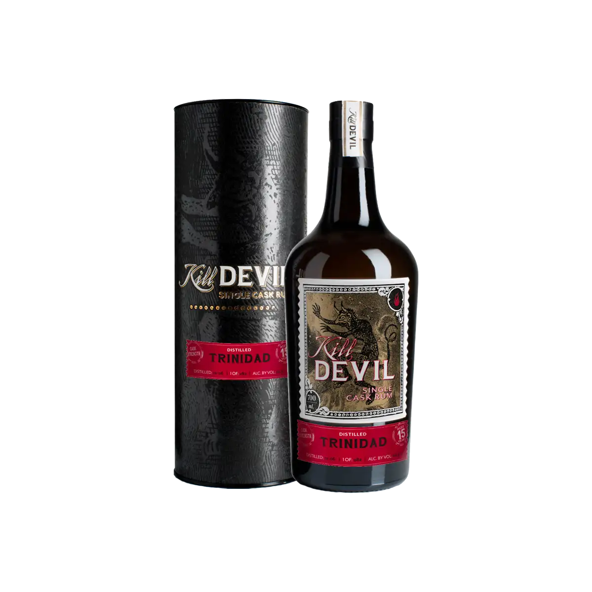 Bottle of T.D.L Kill Devil Trinidad 2006