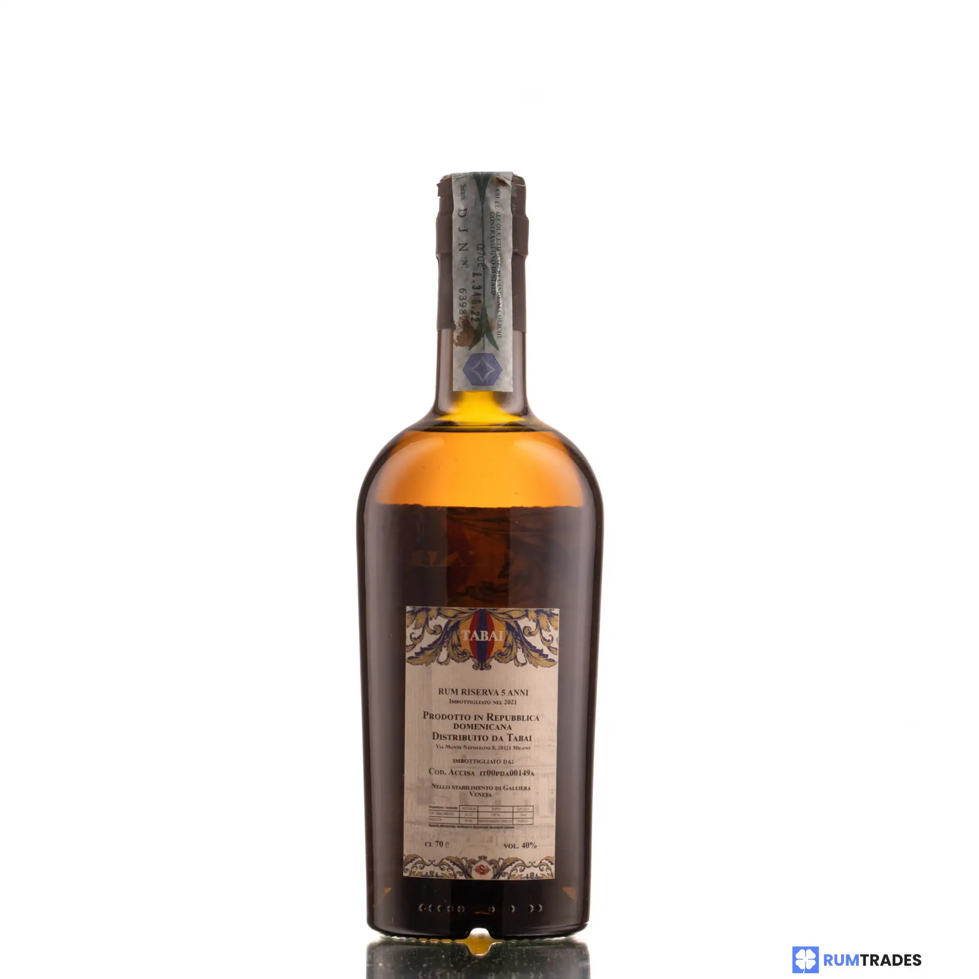 Hochauflösendes Bild von Tabai Reserva Espicial - Rum del Vaticano 2016