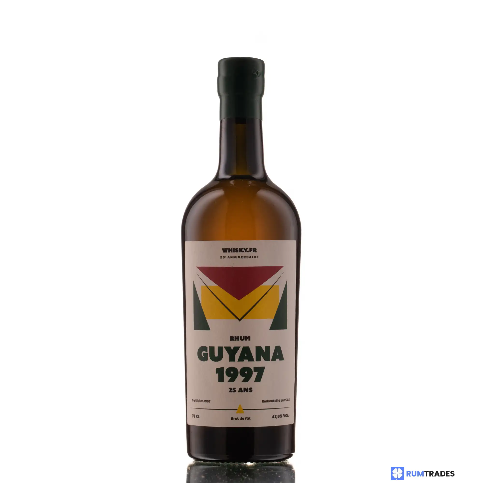 Hochauflösendes Bild von LMDW Port Mourant Guyana Flag Series (Whisky.fr 25th Anniversary) 1997