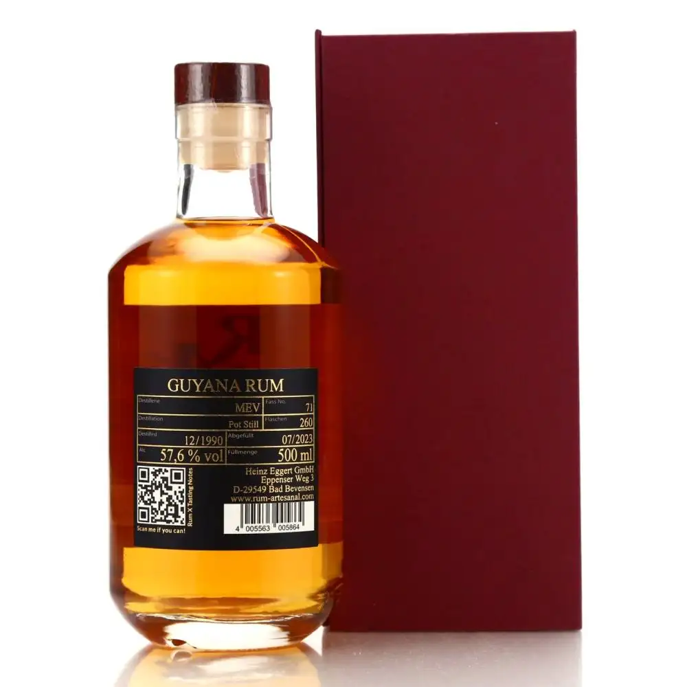 Hochauflösendes Bild von Enmore RA Guyana Rum MEV 1990