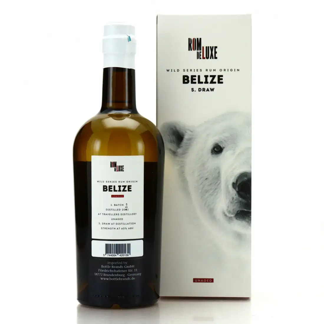 Hochauflösendes Bild von Romdeluxe Travellers Wild Series Rum Origin No. 2 Belize Draw 5 2022