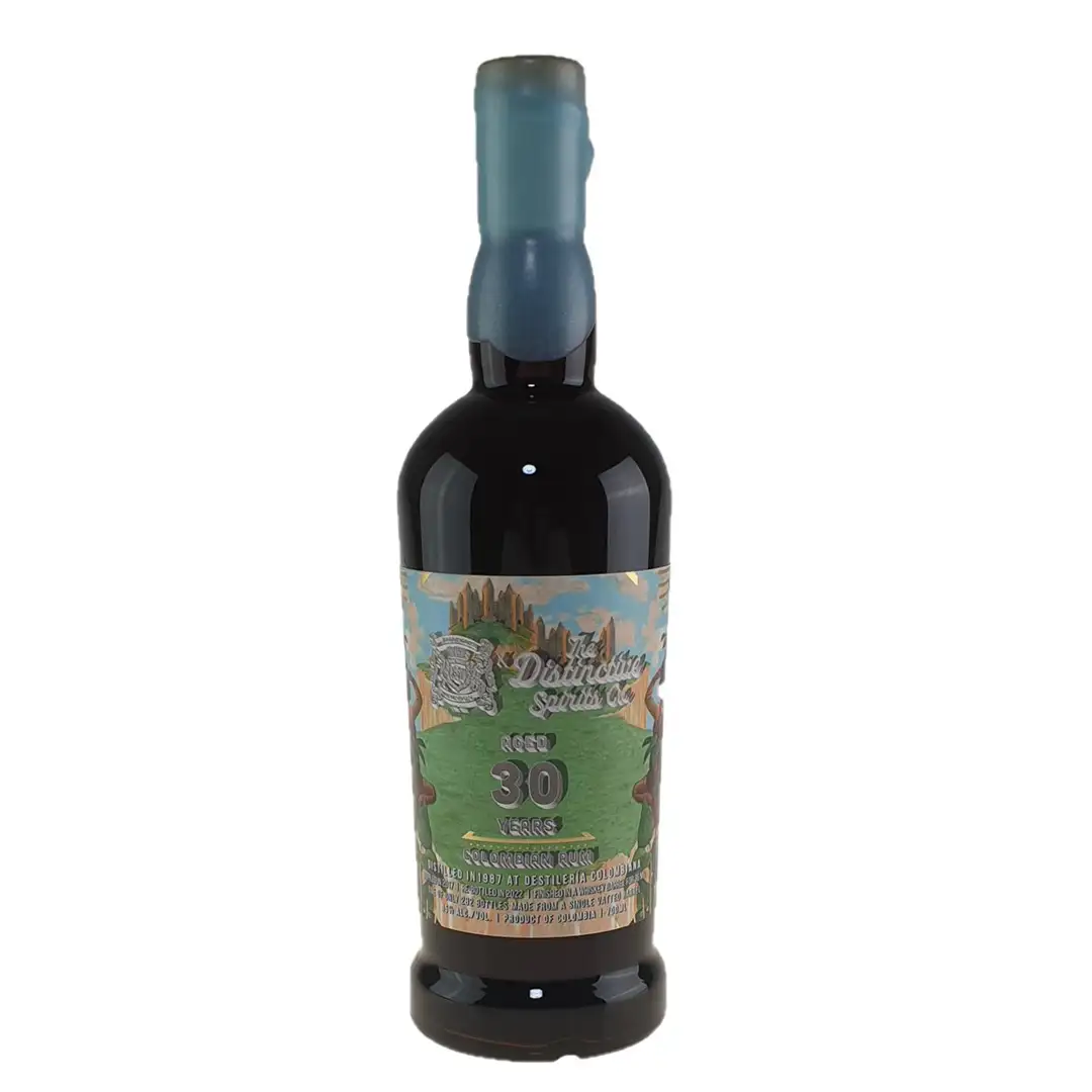 Bottle of Juuls Vin & Spritis The Destinctive Spirits Co. TDSC Columbia Rum aged 30 years 1987