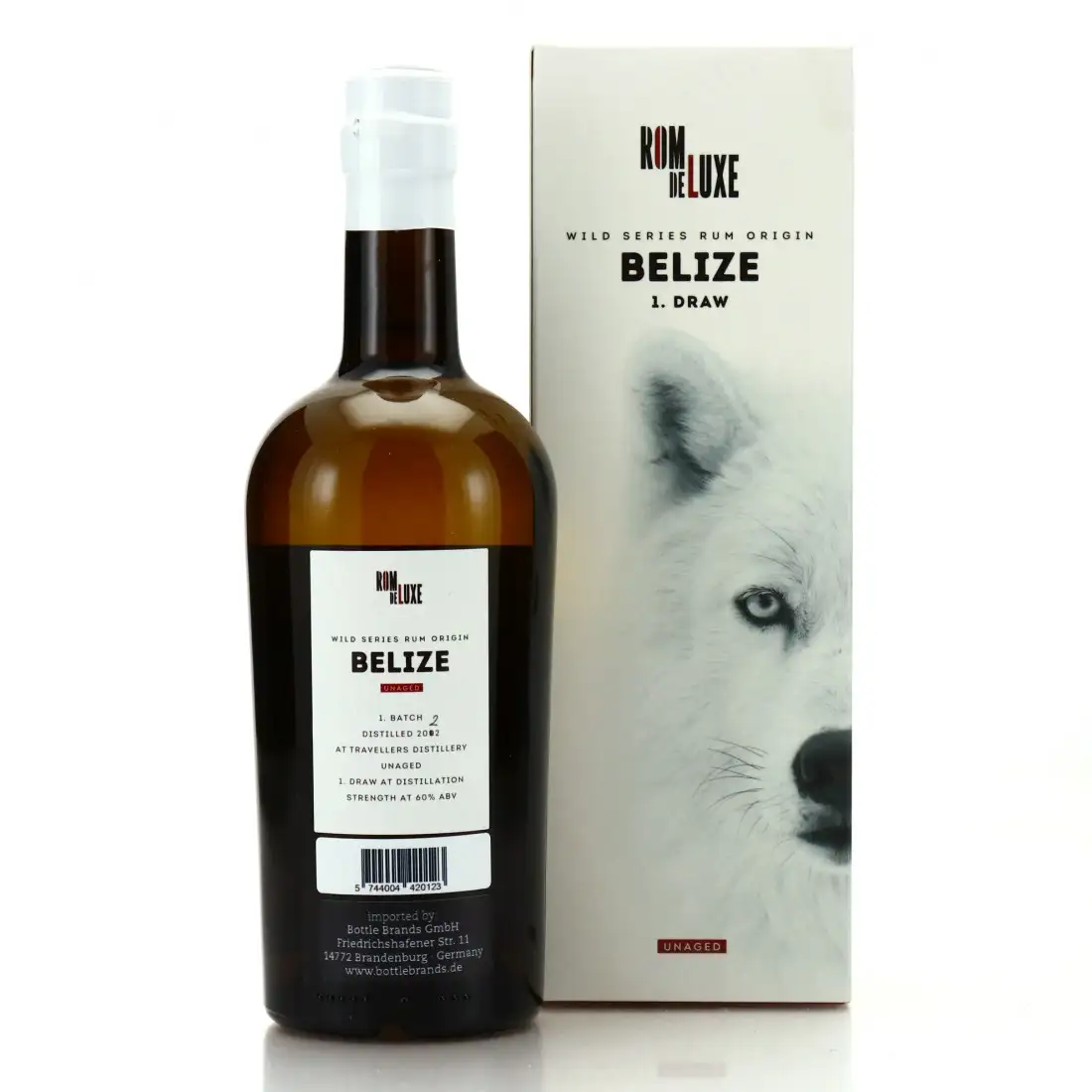 Hochauflösendes Bild von Romdeluxe Travellers Wild Series Rum Origin No. 1 Belize Draw 1 2022