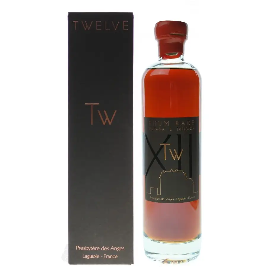 Bottle of Twelve Whisky d’Aubrac Rhum Rare Guyana & Jamaica