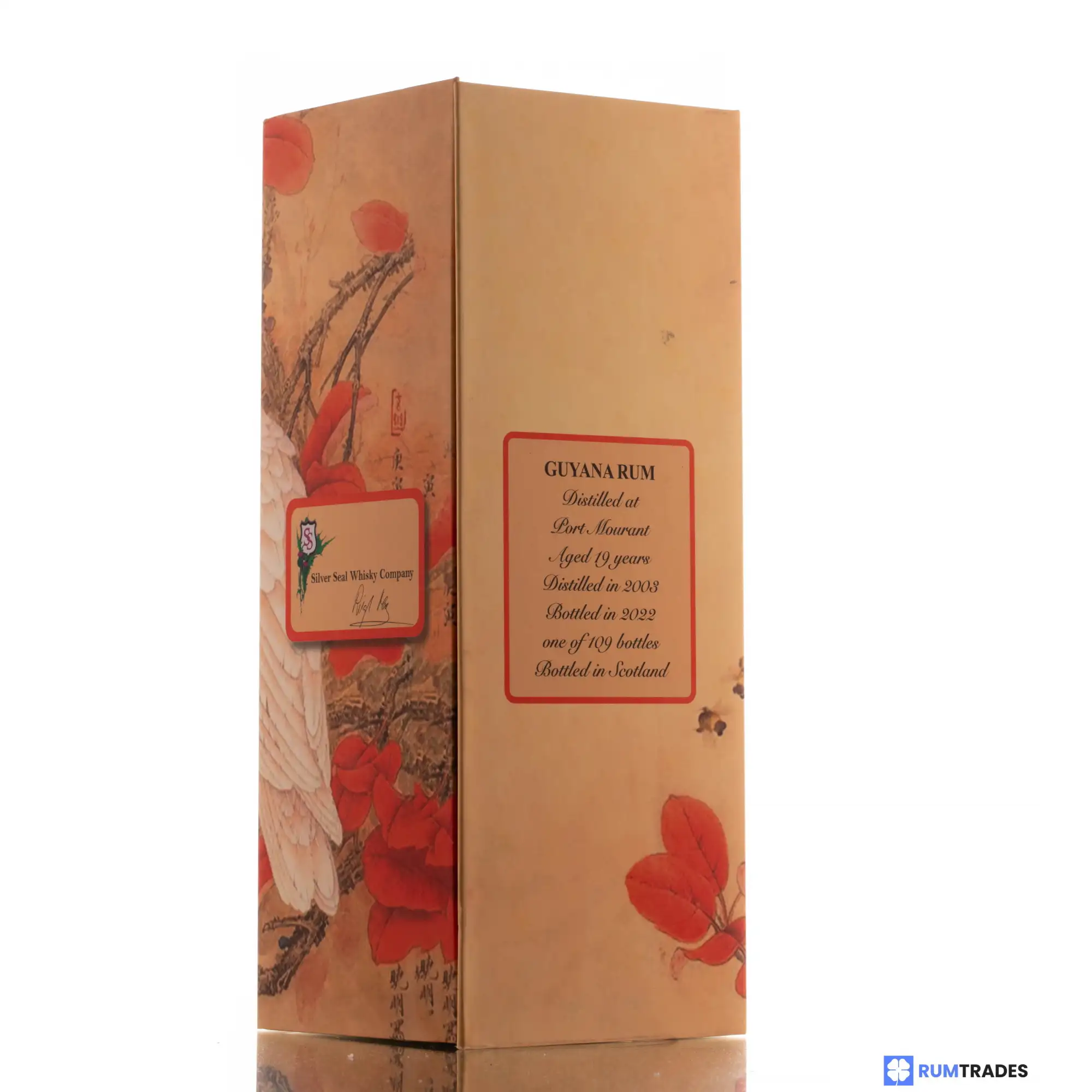 Hochauflösendes Bild von Silver Seal Port Mourant Guyana Rum (Port Mourant) 2003