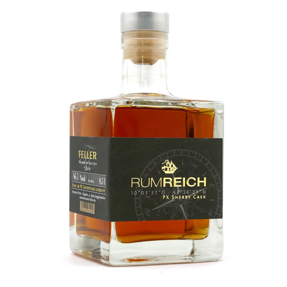 Bottle of Feller Rumreich PX Sherry Cask