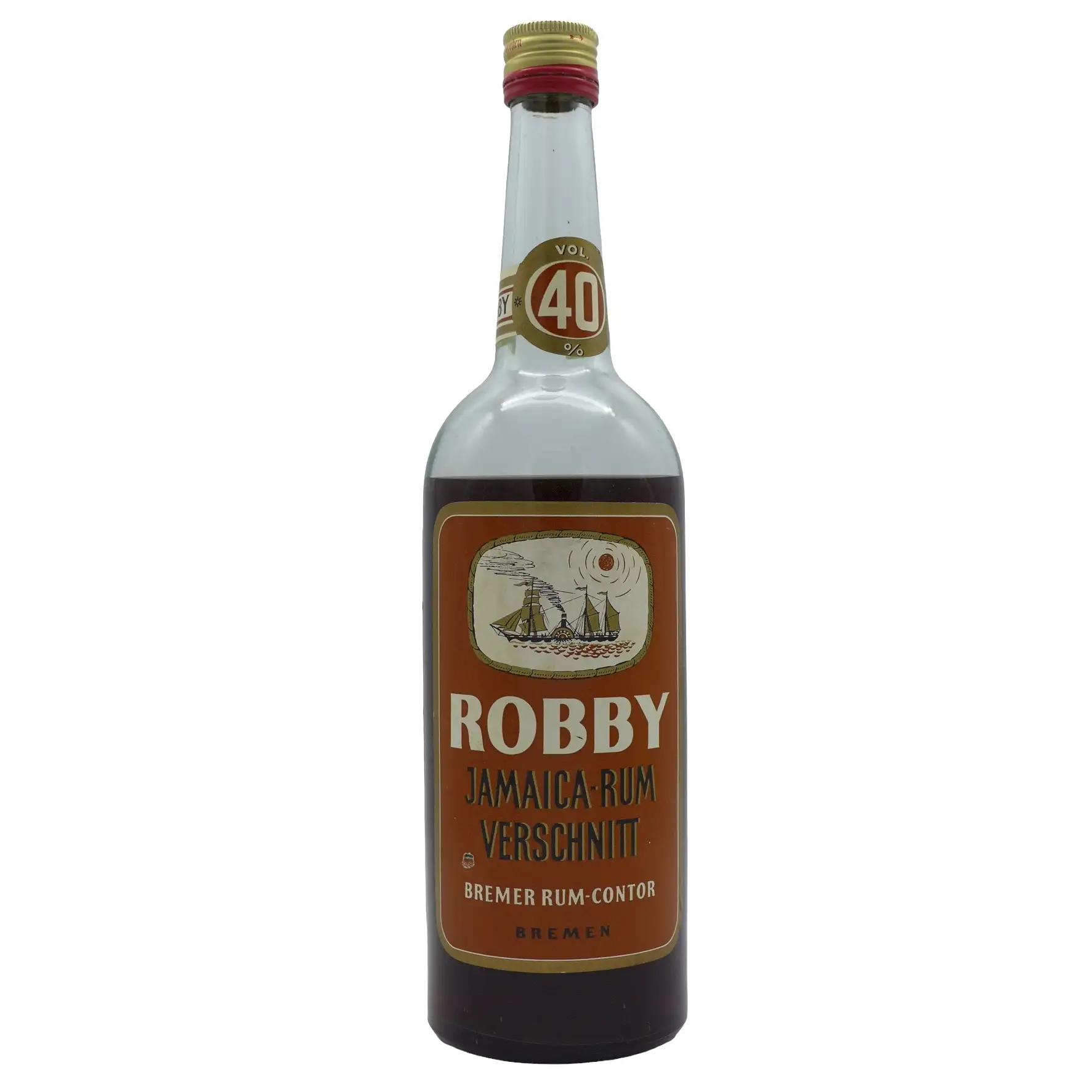 Bottle of Bremer Rum Contor Robby Jamaica Rum Verschnitt