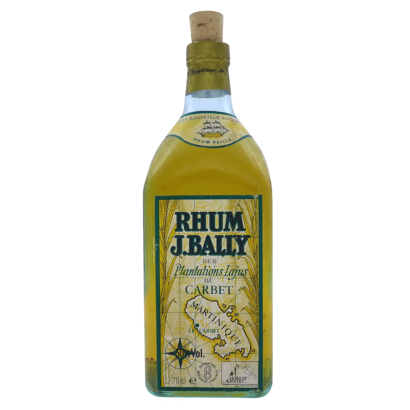 Bottle of J. Bally J. Bally Rhum Paille