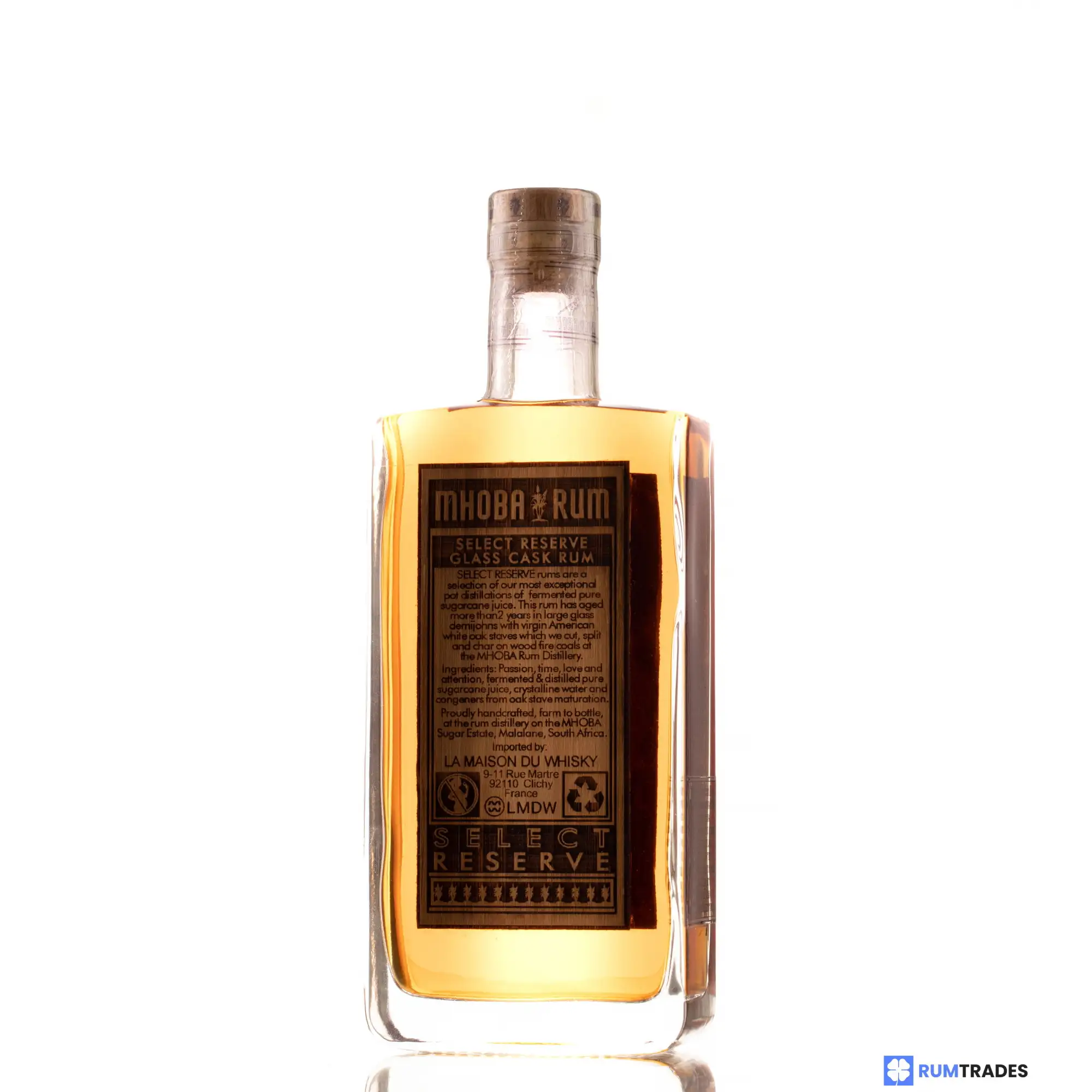 Hochauflösendes Bild von MHOBA Select Reserve French Cask Rum 2022