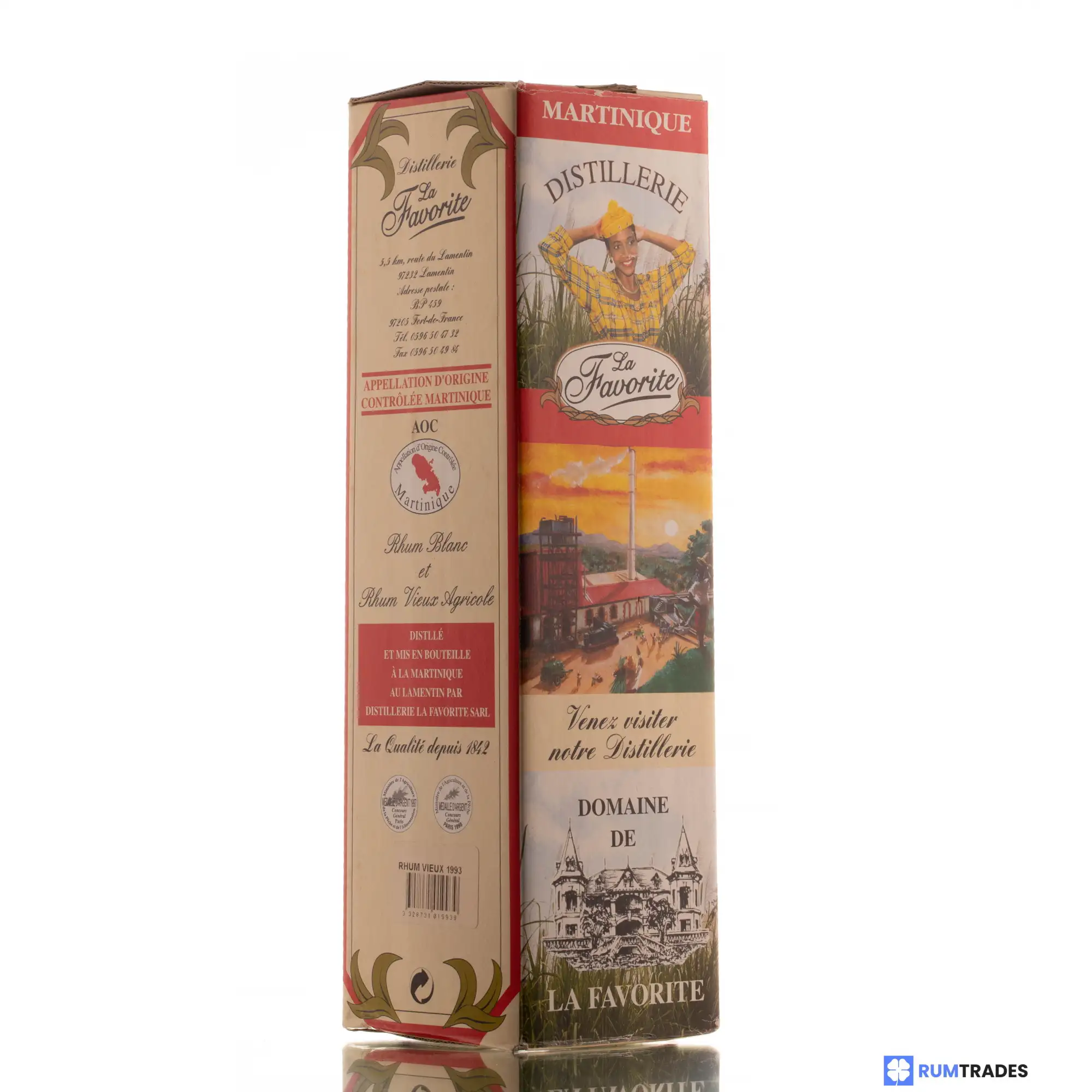 Hochauflösendes Bild von La Favorite Rhum Vieux Agricole Cuvée 1993