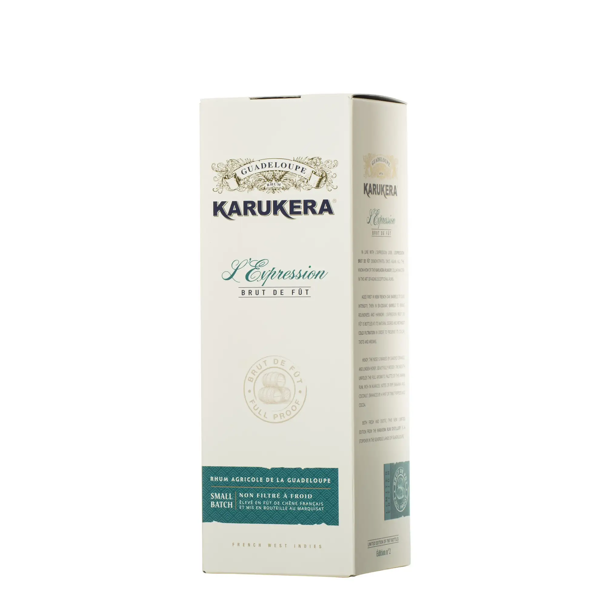 Bottle of Karukera L'Expression Brut de fut Édition n°2 2020