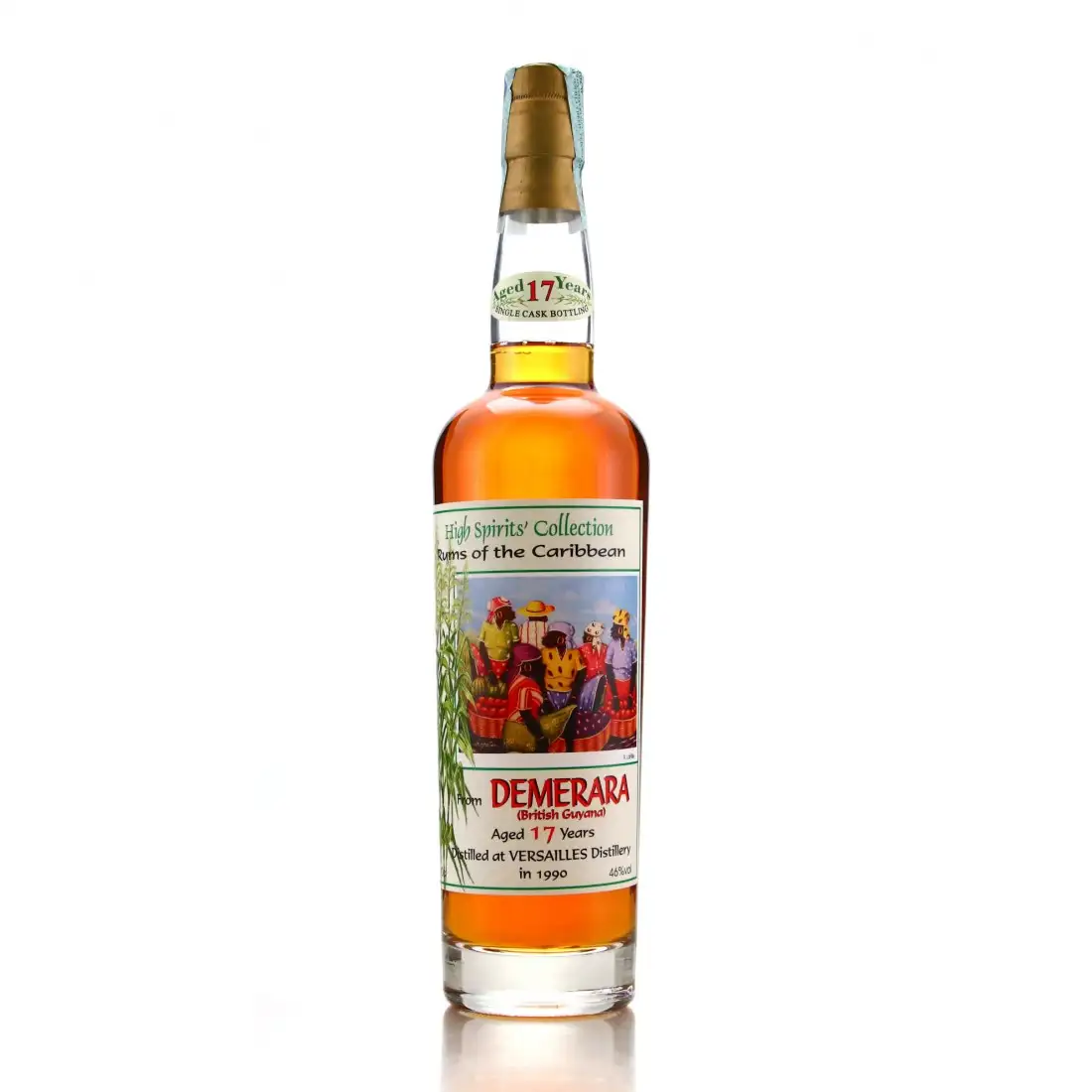 Bottle of High Spirits Collection Versailles Demerara (British Guyana) 1990