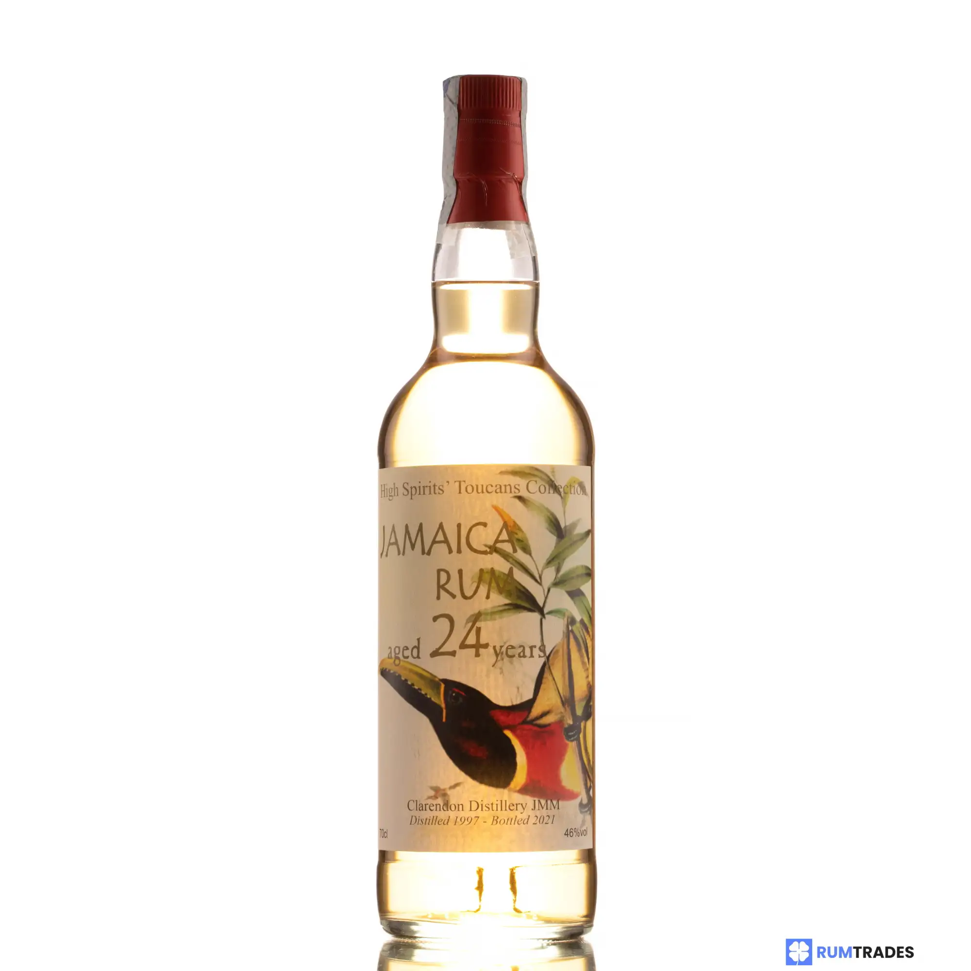 Hochauflösendes Bild von High Spirits Collection Clarendon Toucans Collection Jamaica Rum JMM 1997