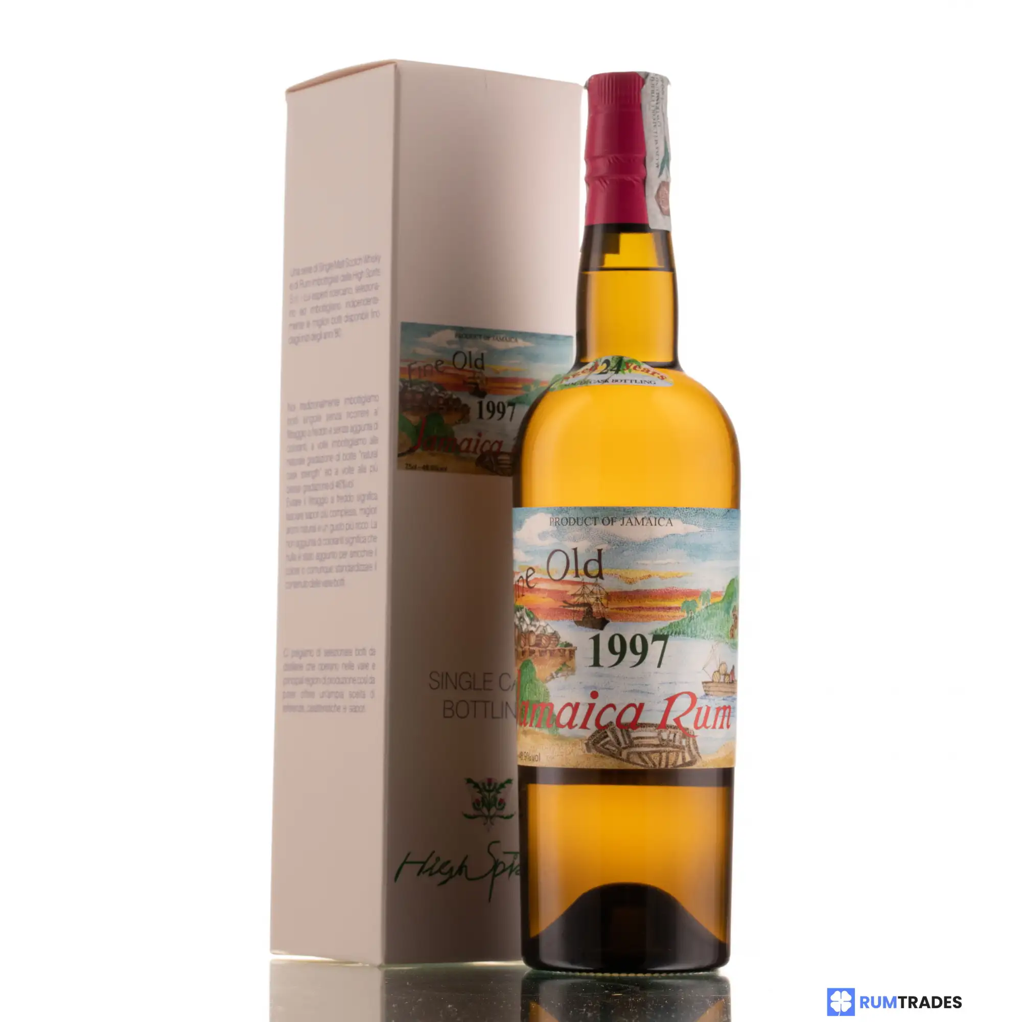 Bottle of High Spirits Collection Clarendon Fine Old Jamaica Rum 1997