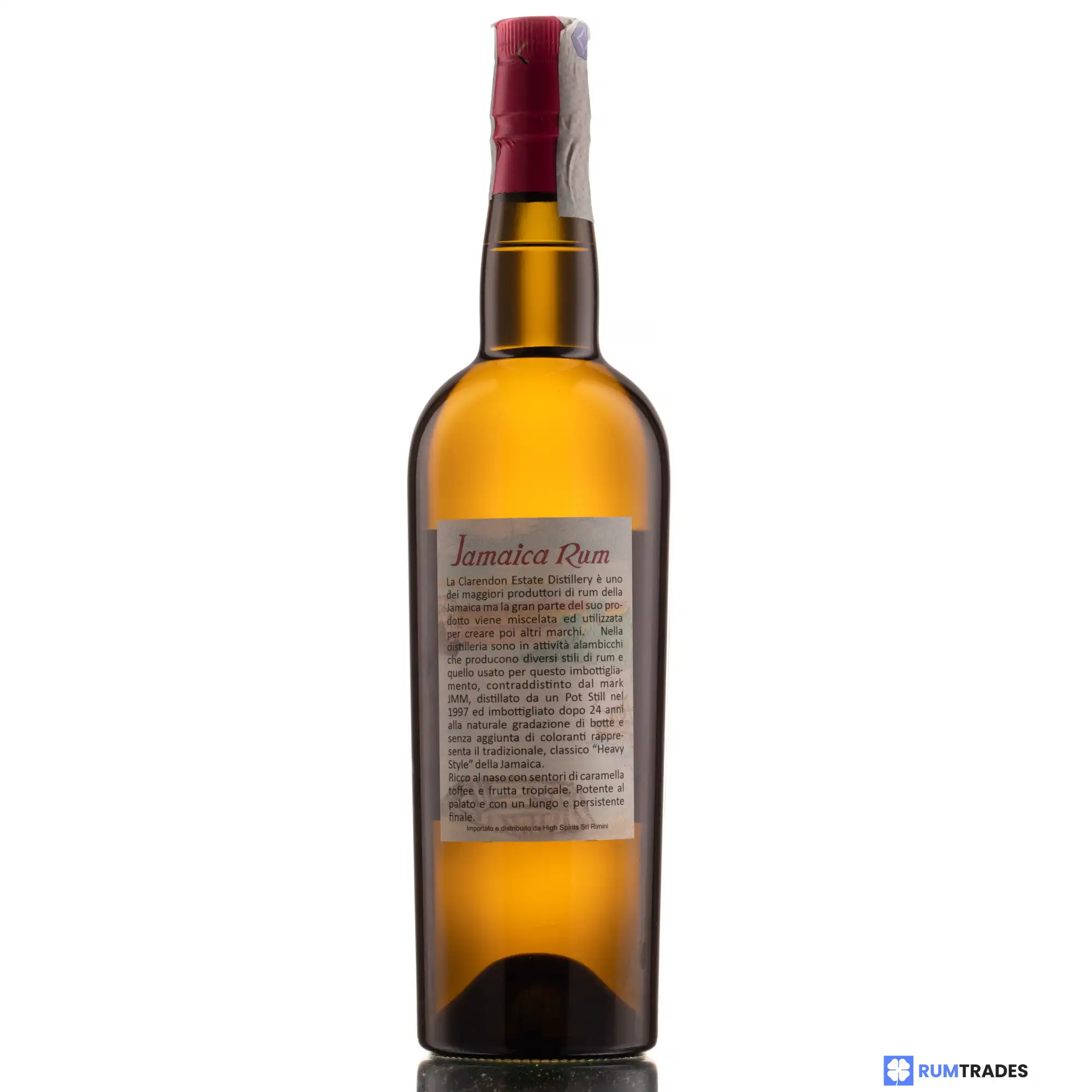 Hochauflösendes Bild von High Spirits Collection Clarendon Fine Old Jamaica Rum 1997