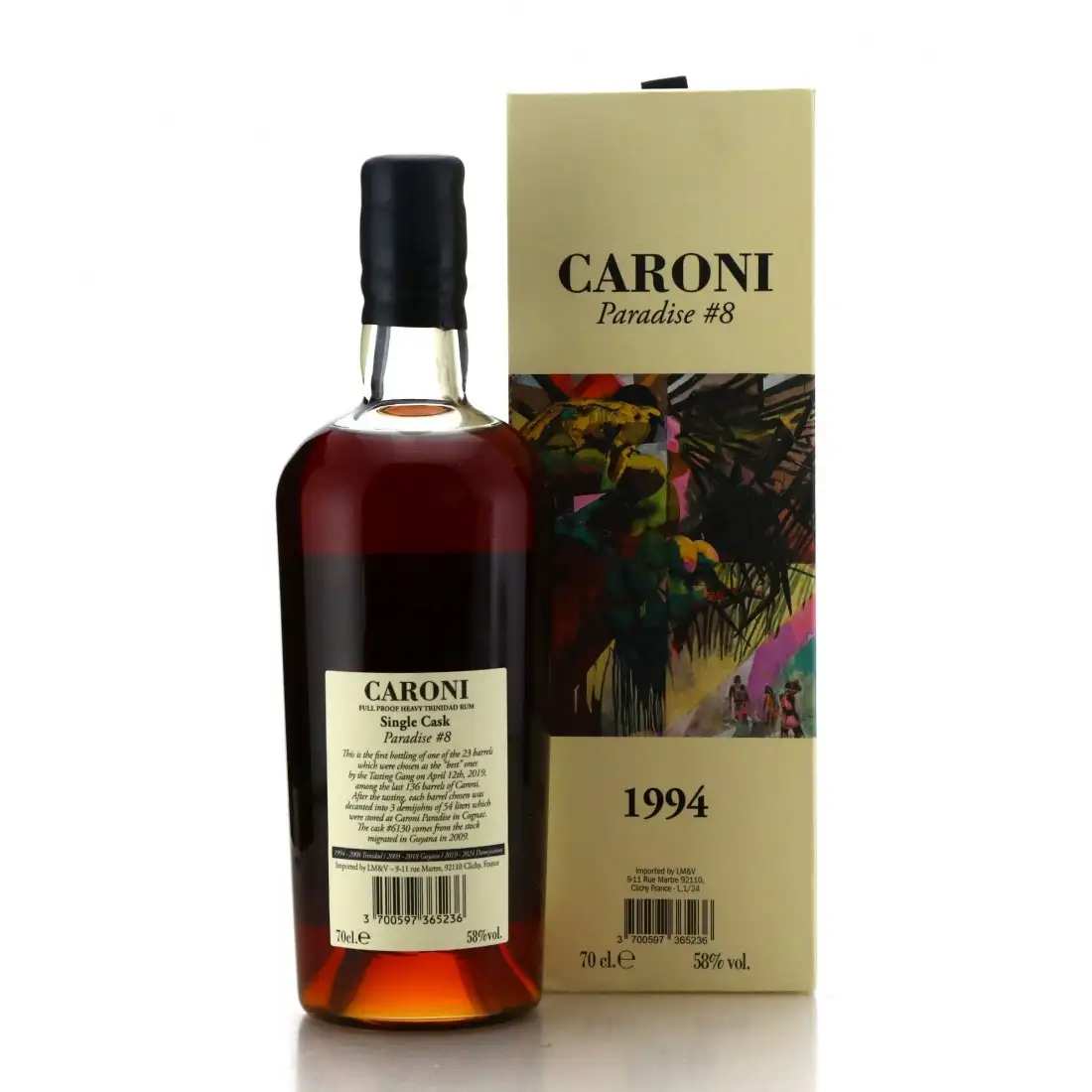 Hochauflösendes Bild von Velier Caroni Paradise #8 (Guyana Stock) 1994