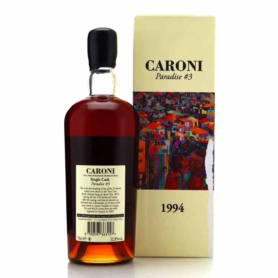 Hochauflösendes Bild von Velier Caroni Paradise #3 (Guyana Stock) 1994