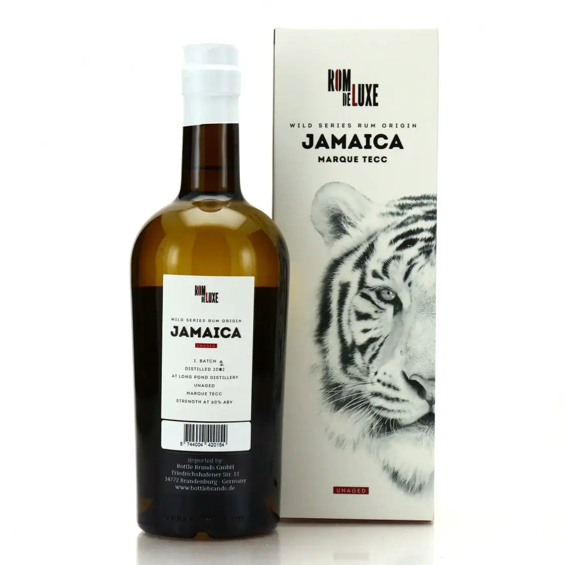 Hochauflösendes Bild von Romdeluxe Long Pond Wild Series Rum Origin Jamaica No. 4 TECC 2022