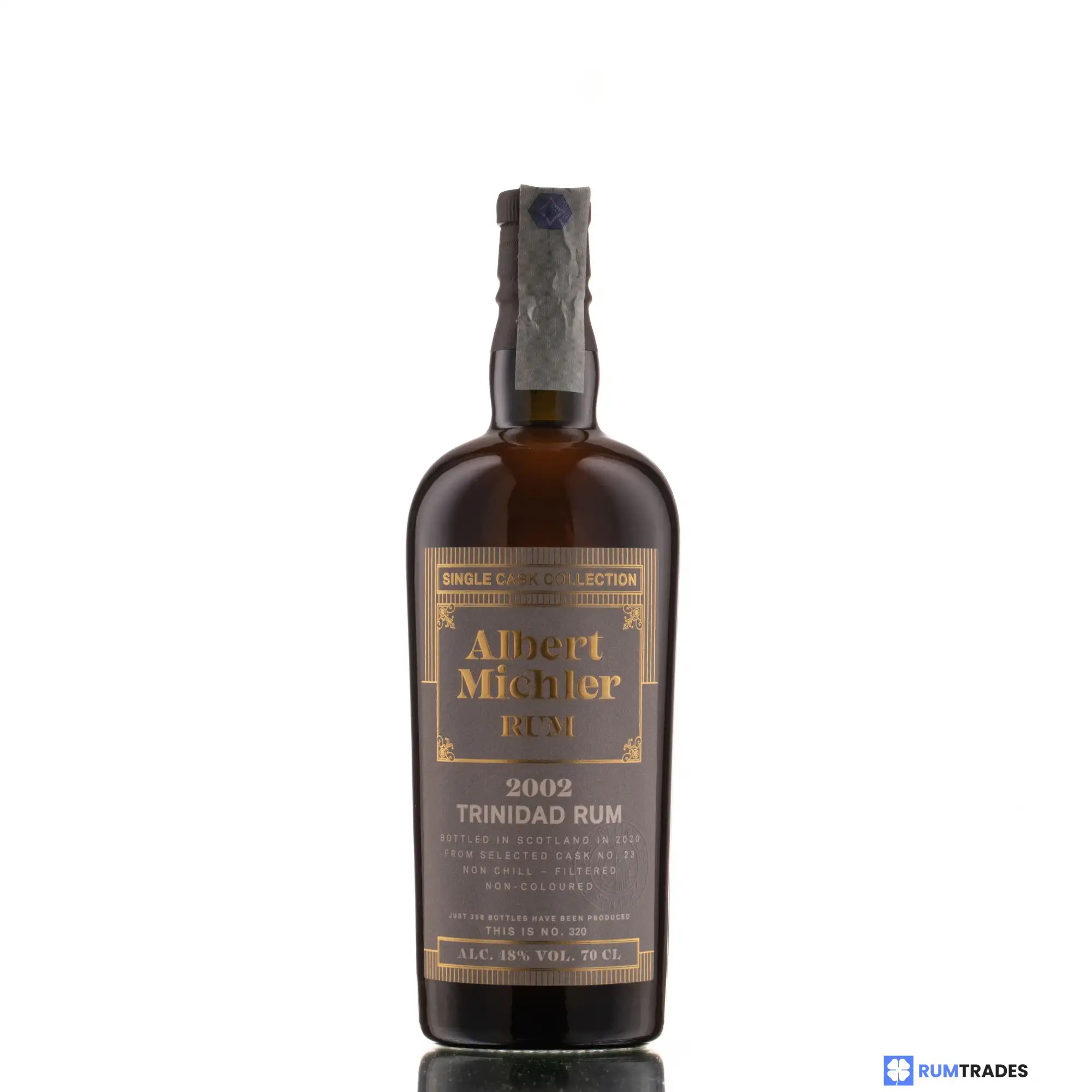 Hochauflösendes Bild von Albert Michler Distillery T.D.L Trinidad Rum 2002
