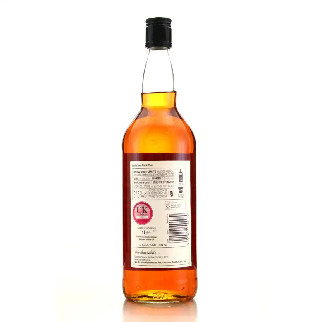 Hochauflösendes Bild von Morrison‘s Caribbean Dark Rum