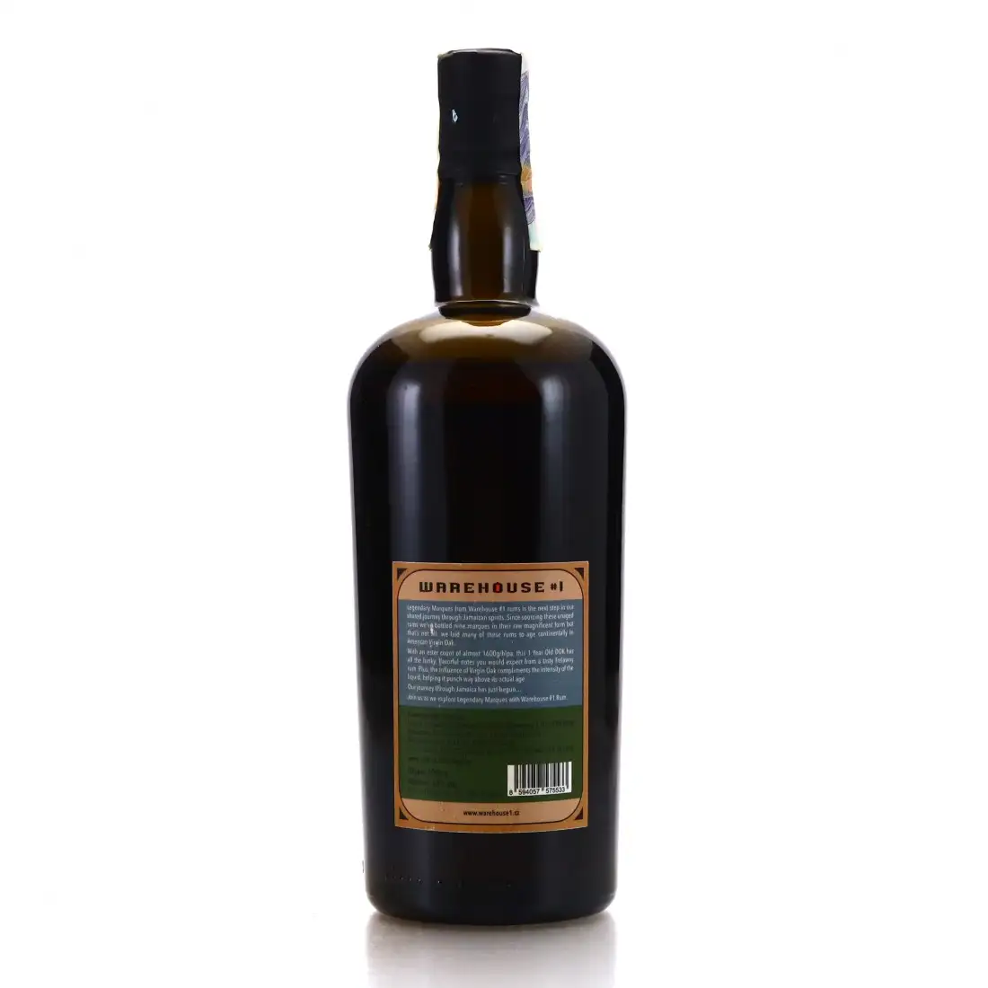 Hochauflösendes Bild von Warehouse #1 Hampden Overproof Jamaica Rum Legendary Marques DOK