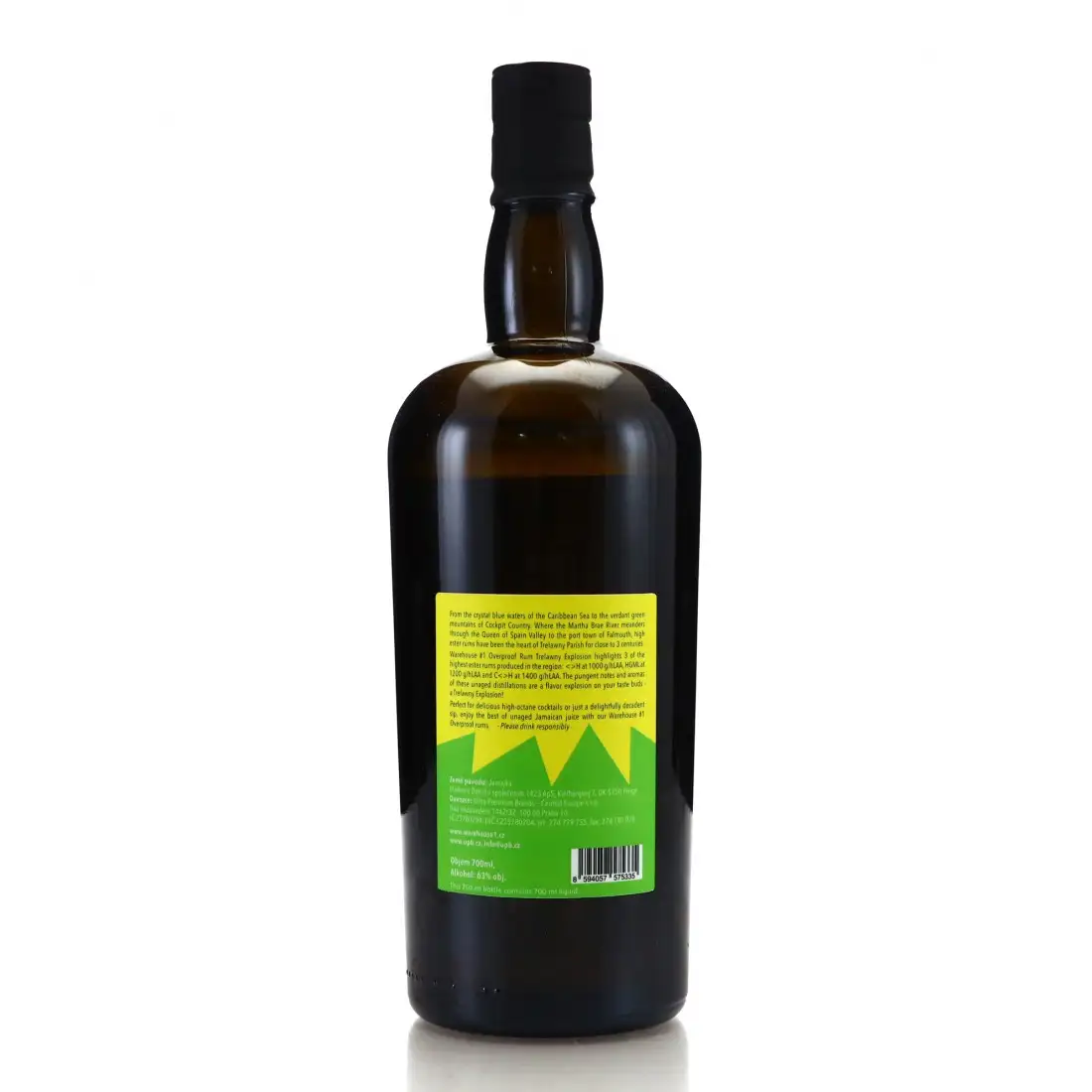 Hochauflösendes Bild von Warehouse #1 Hampden Overproof Rum Trelawny Explosion HGML