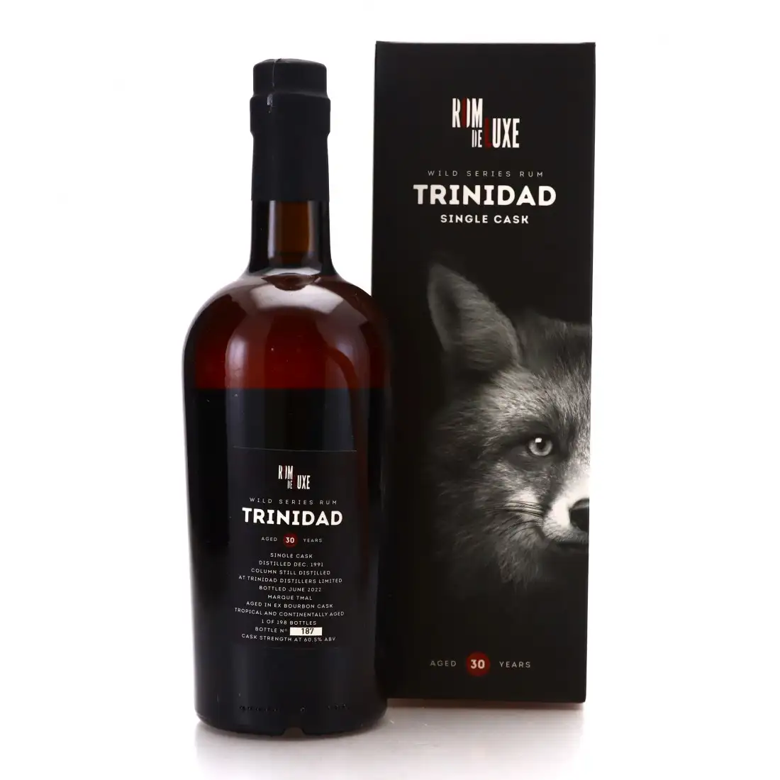 Hochauflösendes Bild von Romdeluxe T.D.L Wild Series Rum No. 30 1991