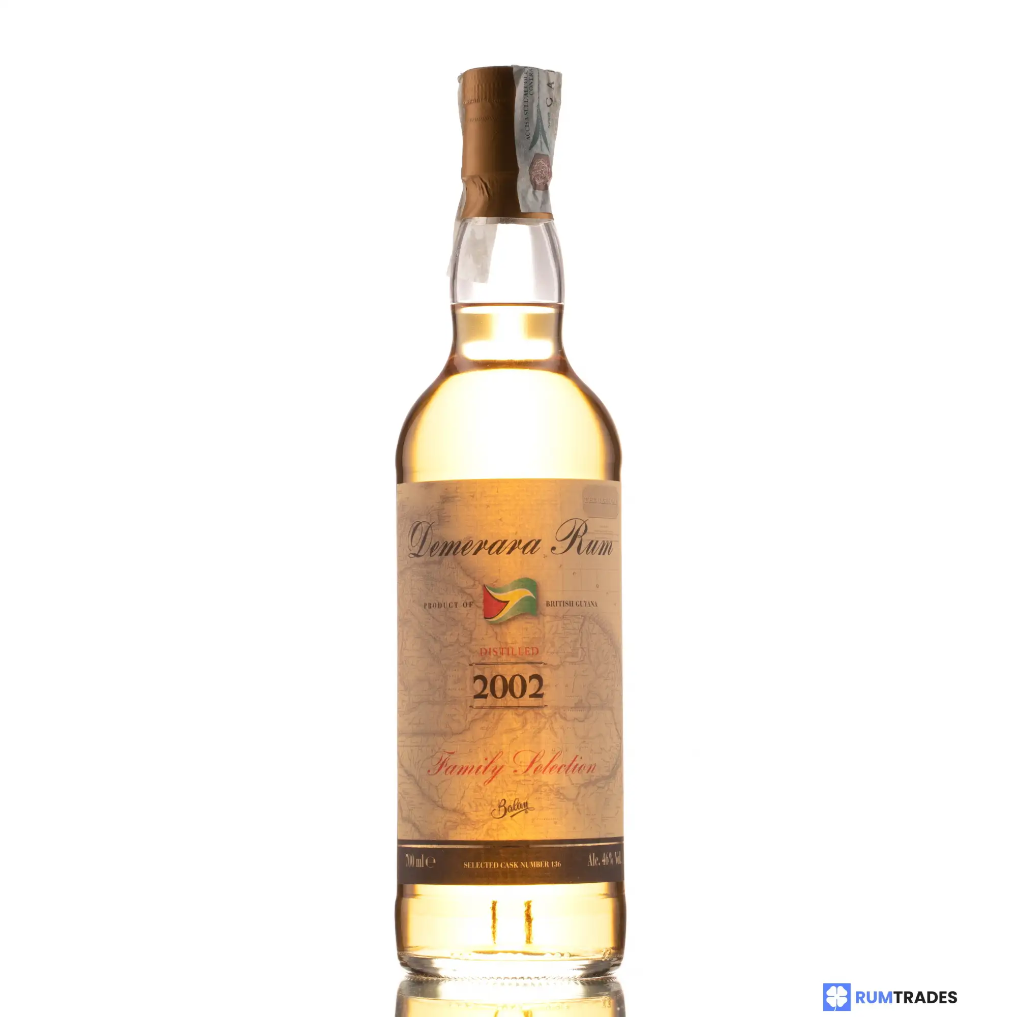 Hochauflösendes Bild von Balan Diamond Family Selection Demerara Rum 2002