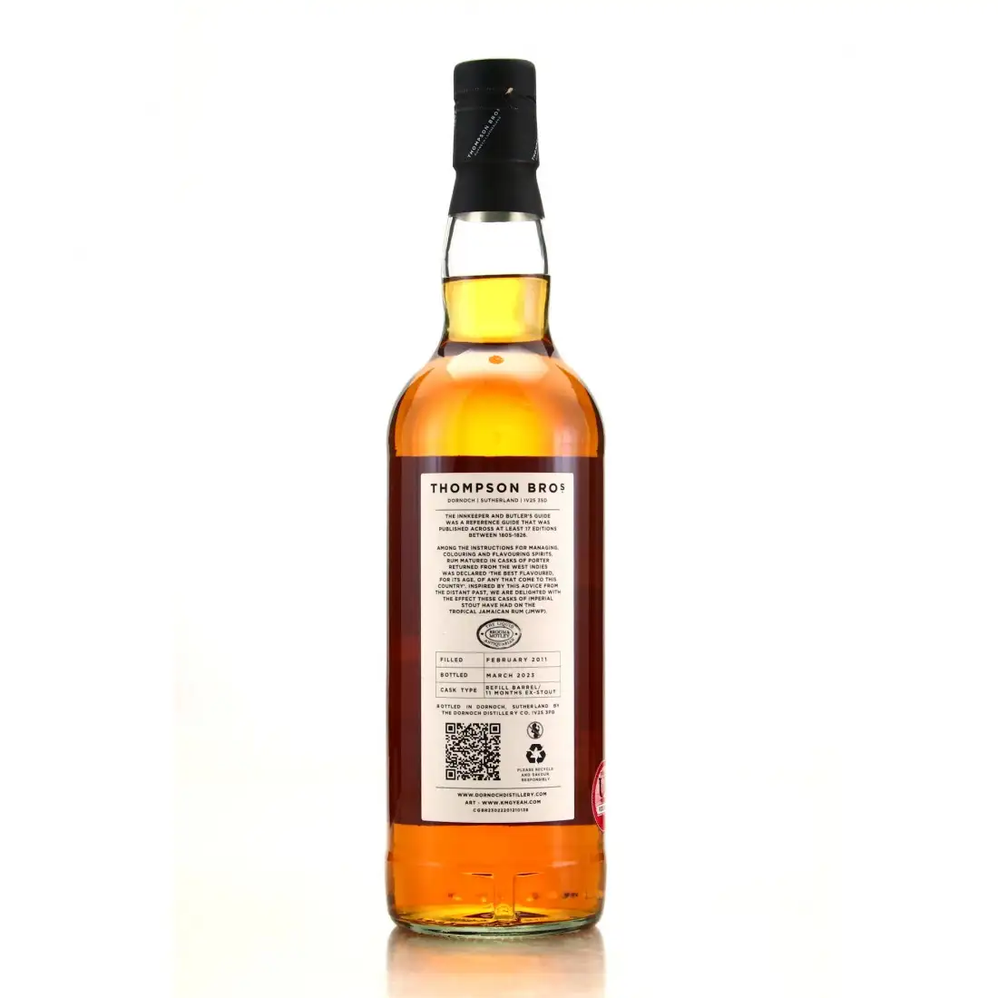 Hochauflösendes Bild von Thompson Bros. Worthy Park Liquid Antiquarian JMWP 2012