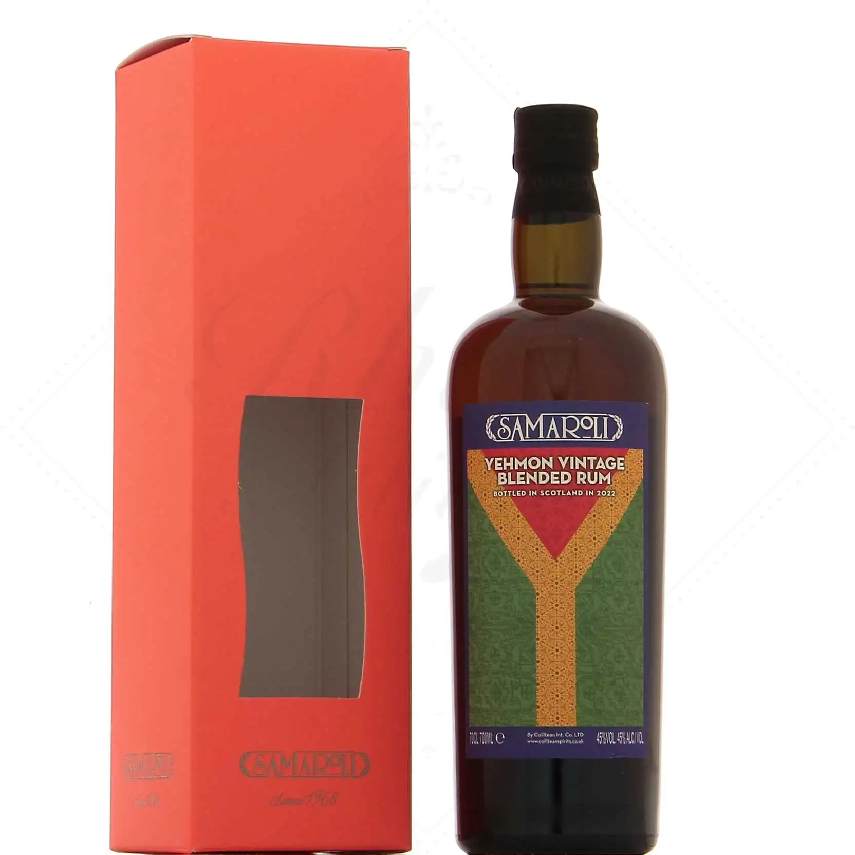 Bottle of Samaroli Yehmon Vintage Blended Rum (2022)