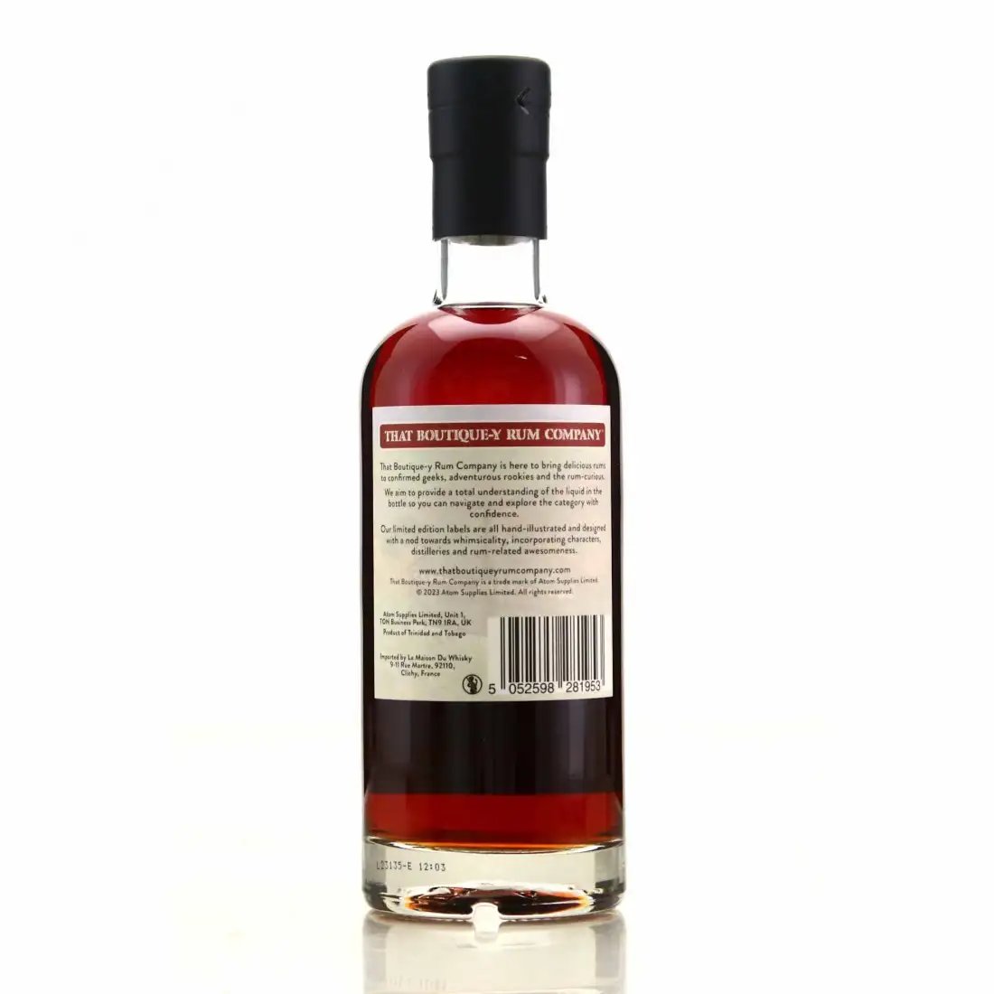 Hochauflösendes Bild von TBRC Caroni Caroni Distillery (French Exclusive) HTR