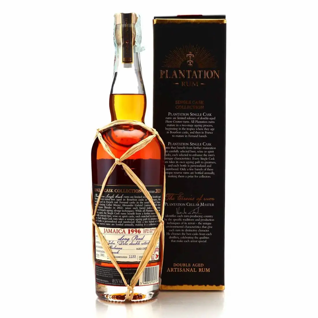 Hochauflösendes Bild von Long Pond Plantation Jamaica Finish Rye Whiskey (Compagnia dei Caraibi) ITP - HJC 1996