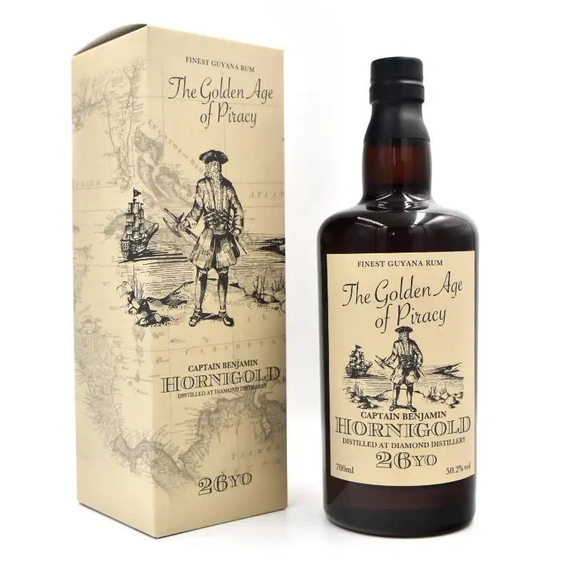 Bottle of Distilia Diamond The Golden Age of Piracy Captain Benjamin Hornigold 1996