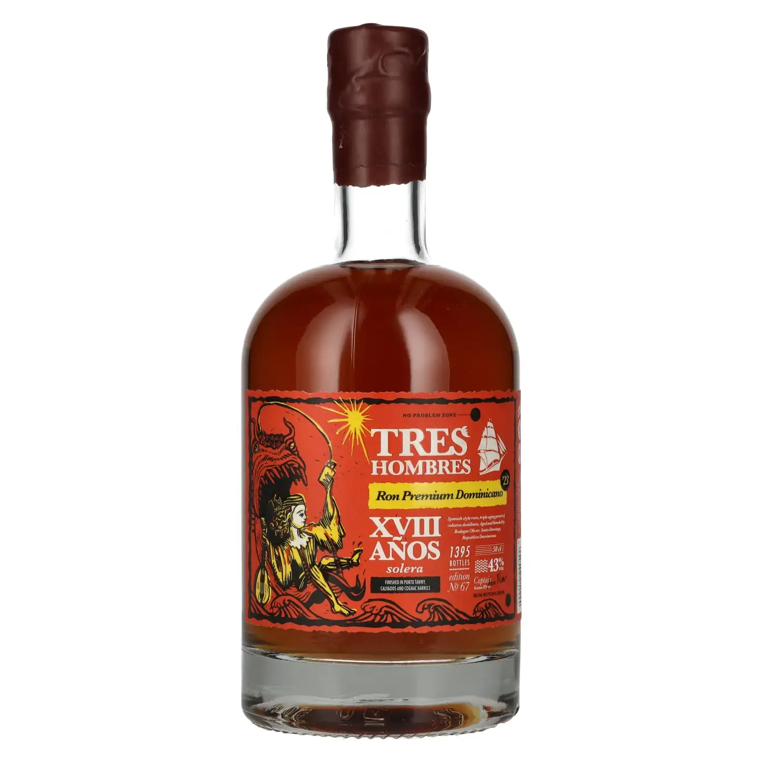 Bottle of Tres Hombres XVIII Anos Solera (Edition No. 67) 2023