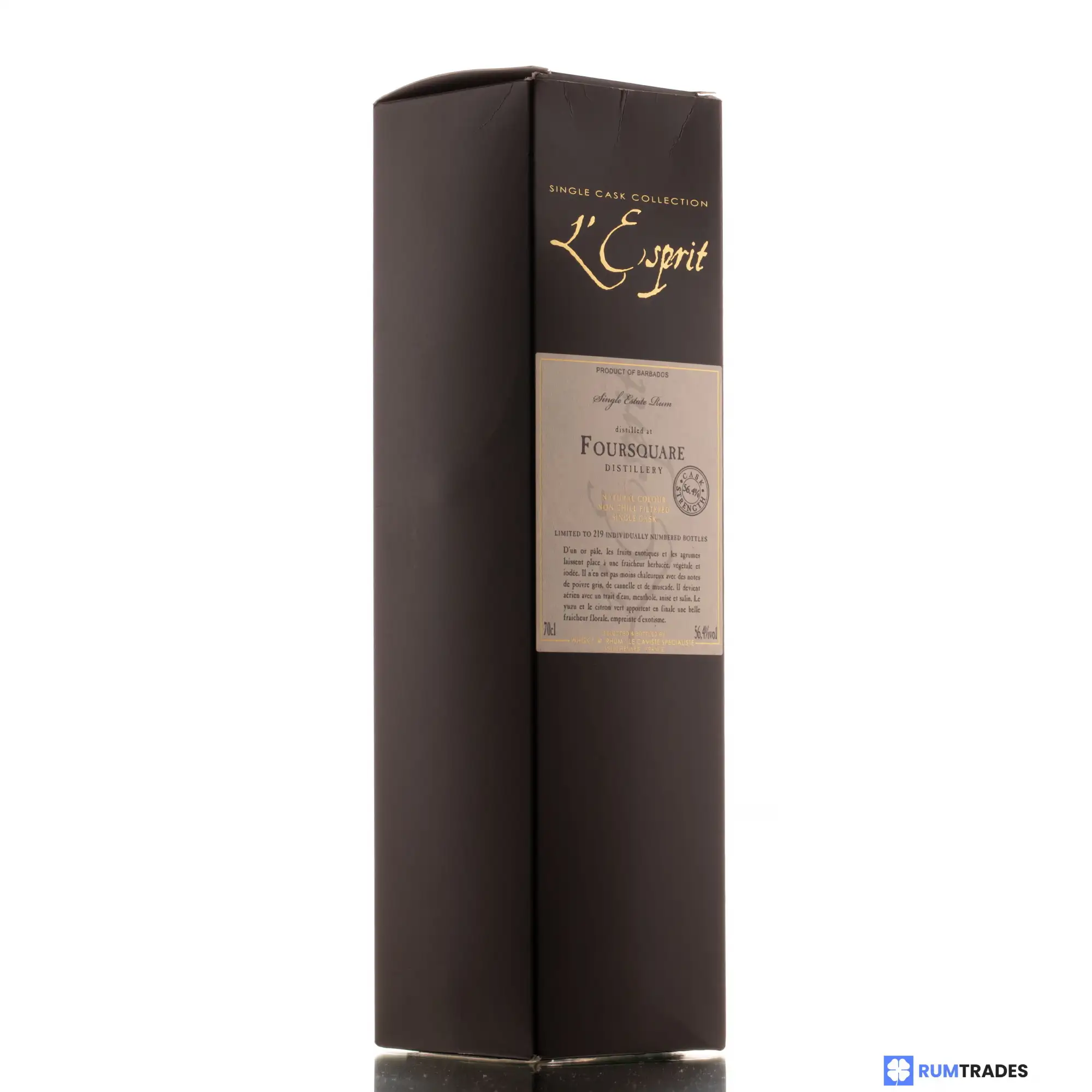 Hochauflösendes Bild von Whisky & Rhum Foursquare L‘Esprit 2002