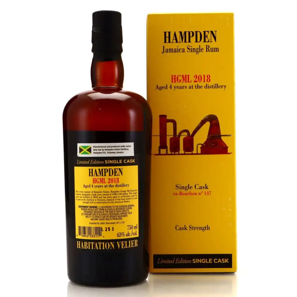 Hochauflösendes Bild von Habitation Velier Hampden Limited Edition Single Cask (US) HGML 2018