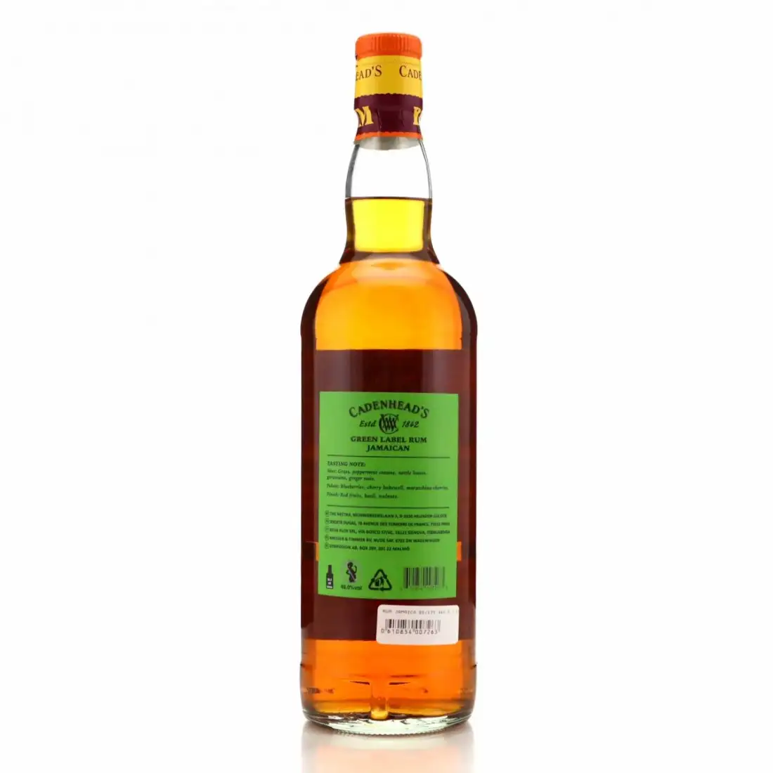 Hochauflösendes Bild von Cadenhead‘s Clarendon Green Label Jamaican Rum 2005