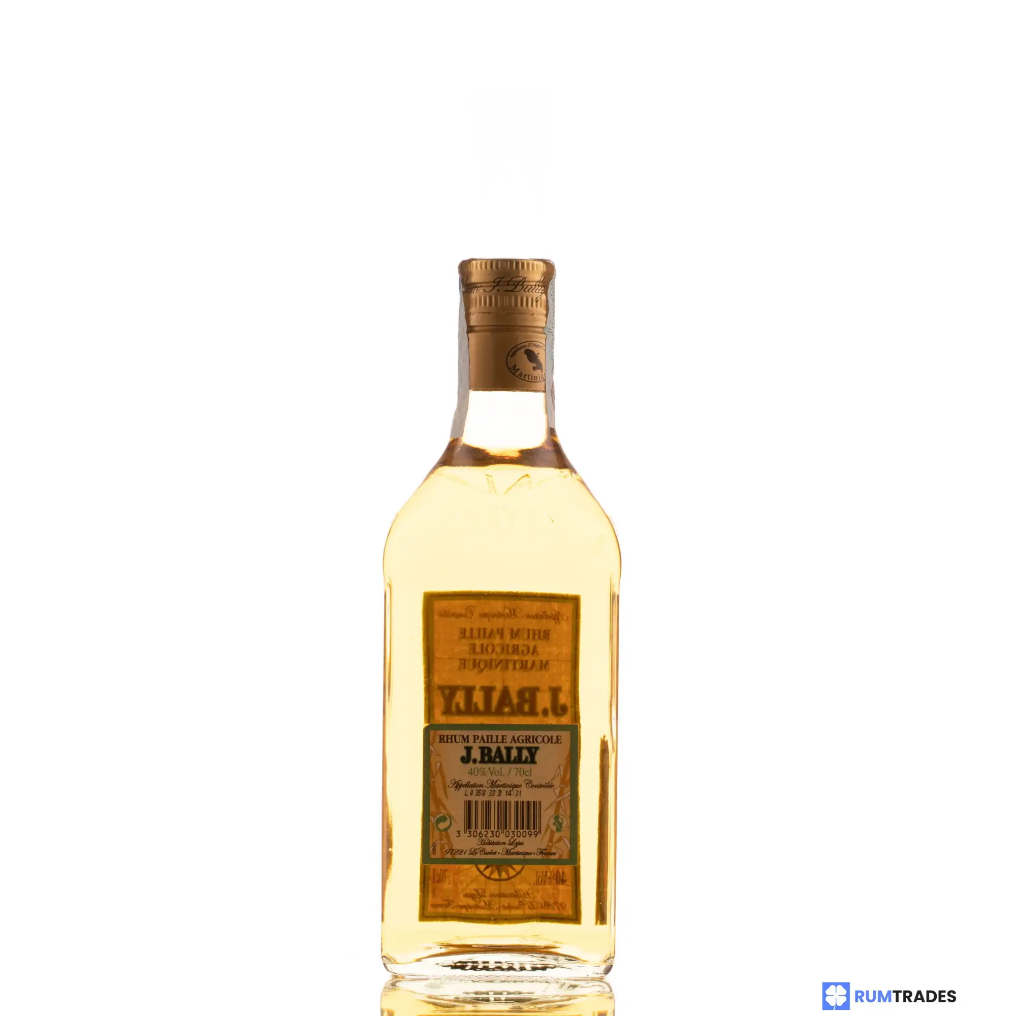 Hochauflösendes Bild von J. Bally Habitation Lajus Rhum Paille