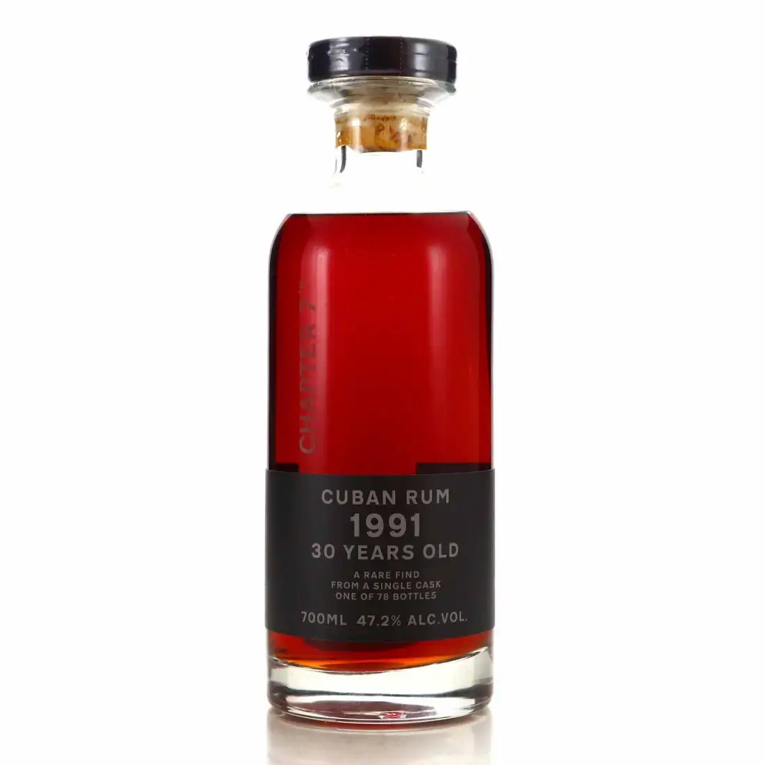 Bottle of Chapter 7 Cuban Rum 1991