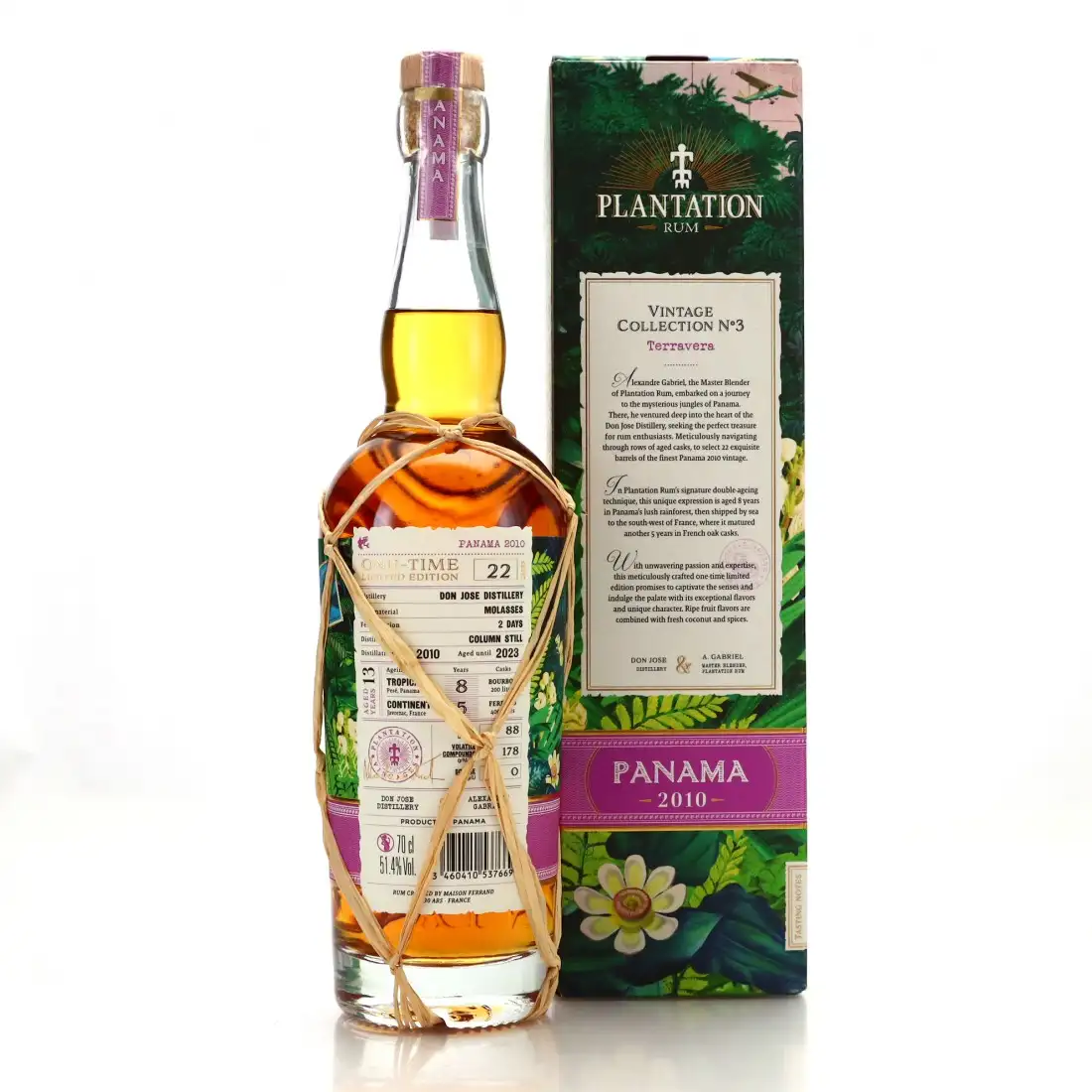 Hochauflösendes Bild von Don José Plantation Panama One-Time Terravera 2010