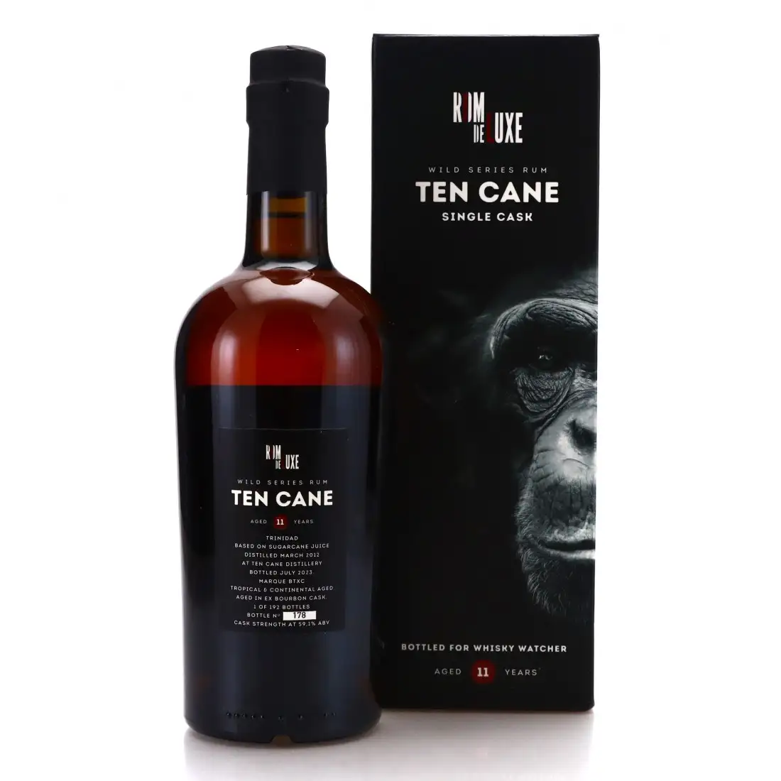 Hochauflösendes Bild von Romdeluxe Ten Cane Wild Series Rum No. 48 (Whisky Watcher) BTXCA 2012