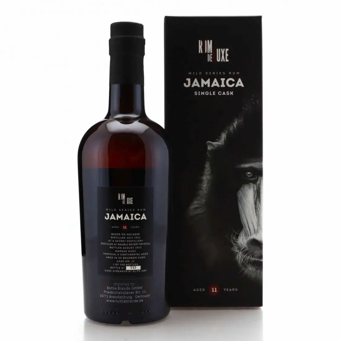 Hochauflösendes Bild von Romdeluxe Hampden Wild Series Rum No. 49 2012
