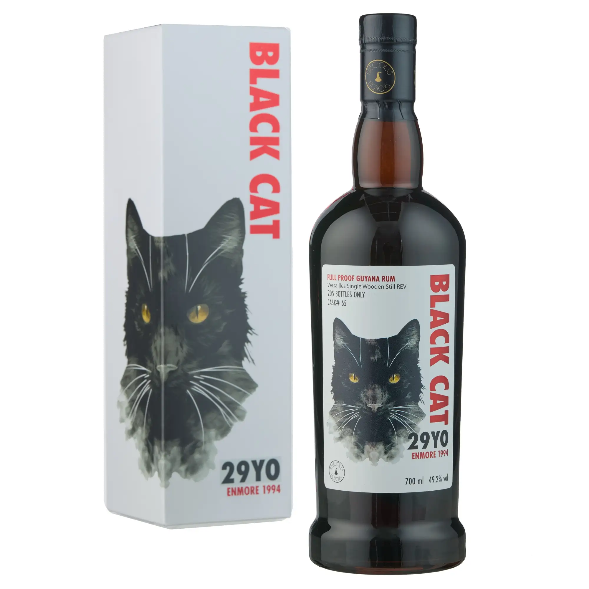 Bottle of Precious Liquors Enmore Black Cat REV 1994